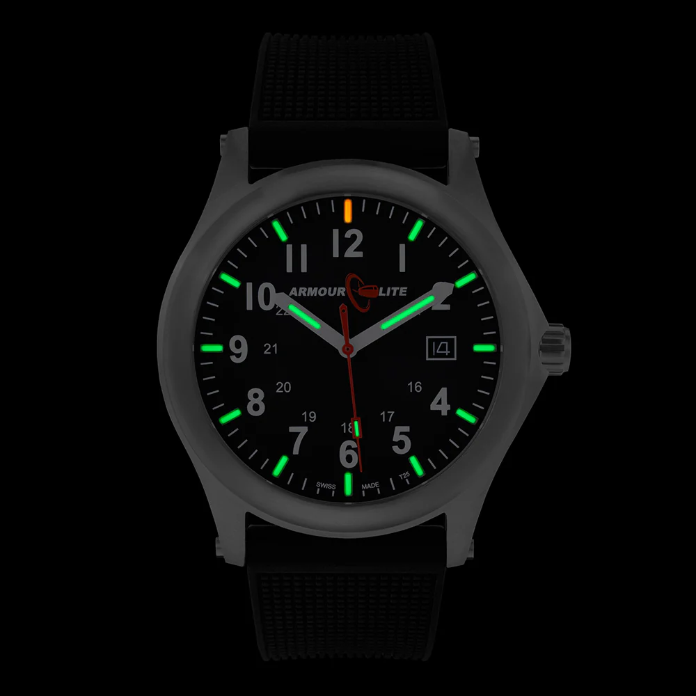Field Series (Tritium & Armourglass) AL131 Steel Case / Black Dial | Black Dial - Image 2