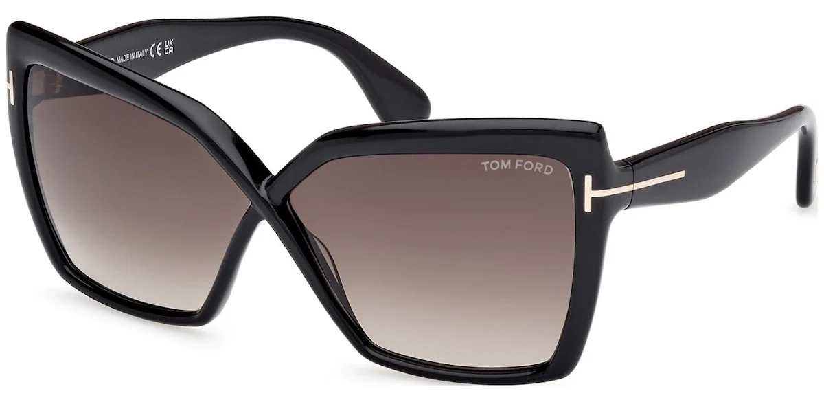 FIORE SHINY BLACK / GRADIENT SMOKE