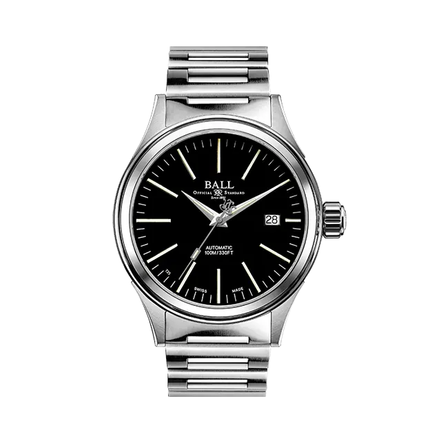 Fireman Enterprise Black / Steel | Black Dial