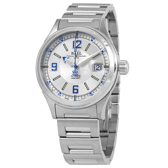 Fireman Racer White | White Dial