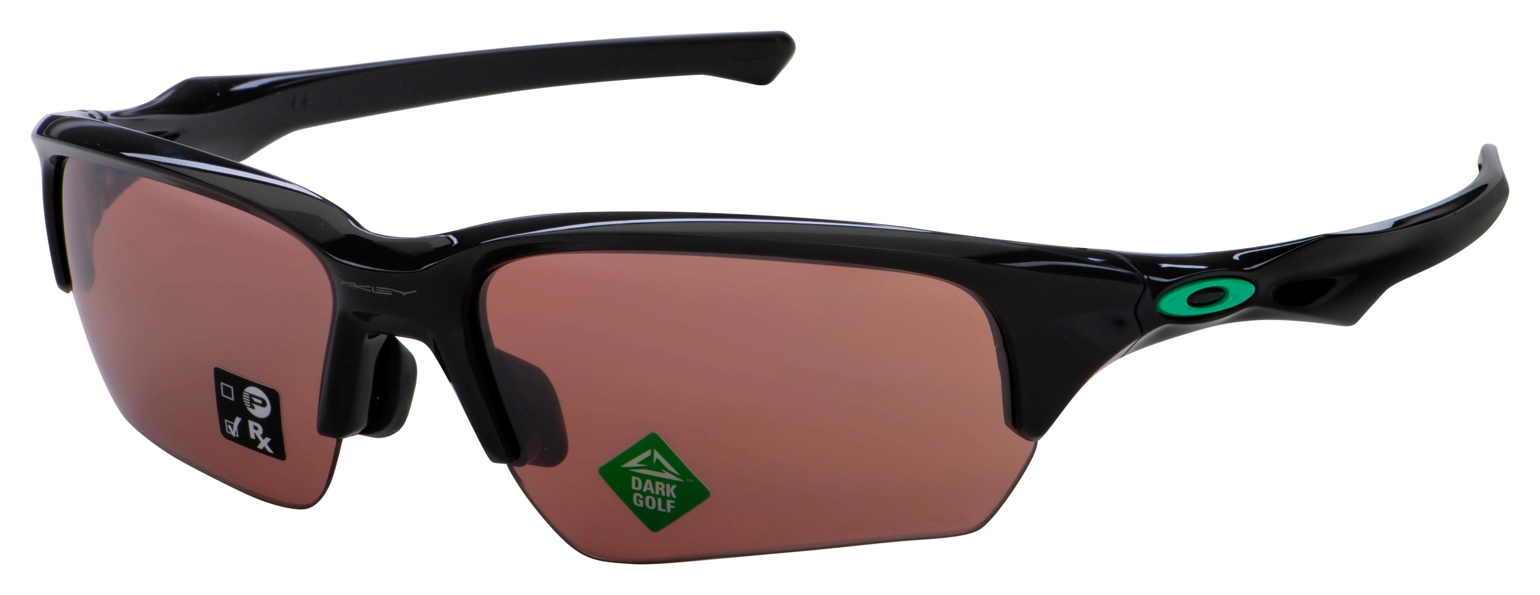 Flak Beta Carbon Black Frame, Prizm Dark Golf Lens | Dial