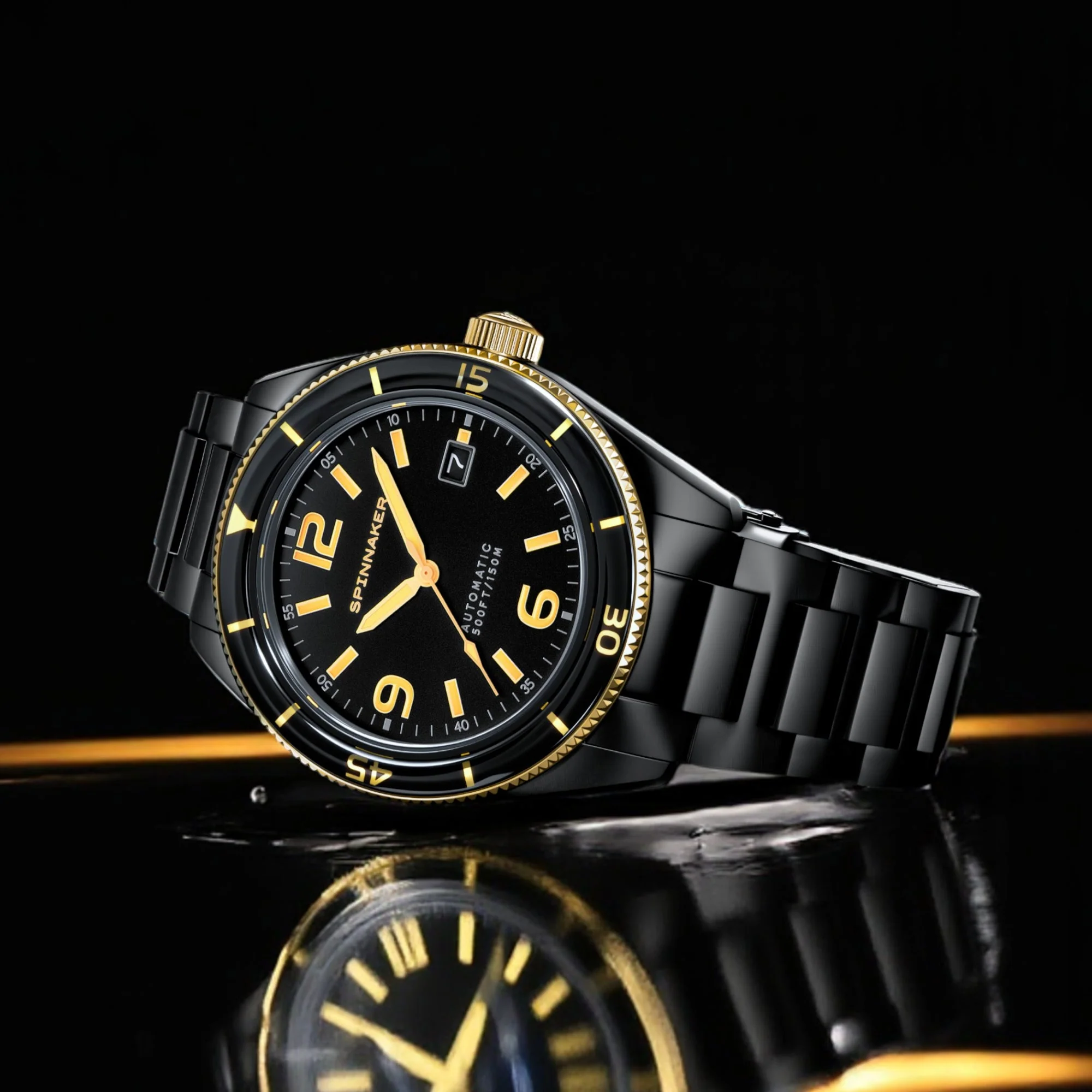 Fleuss Automatic Black / Stainless Steel | Black Dial - Image 3
