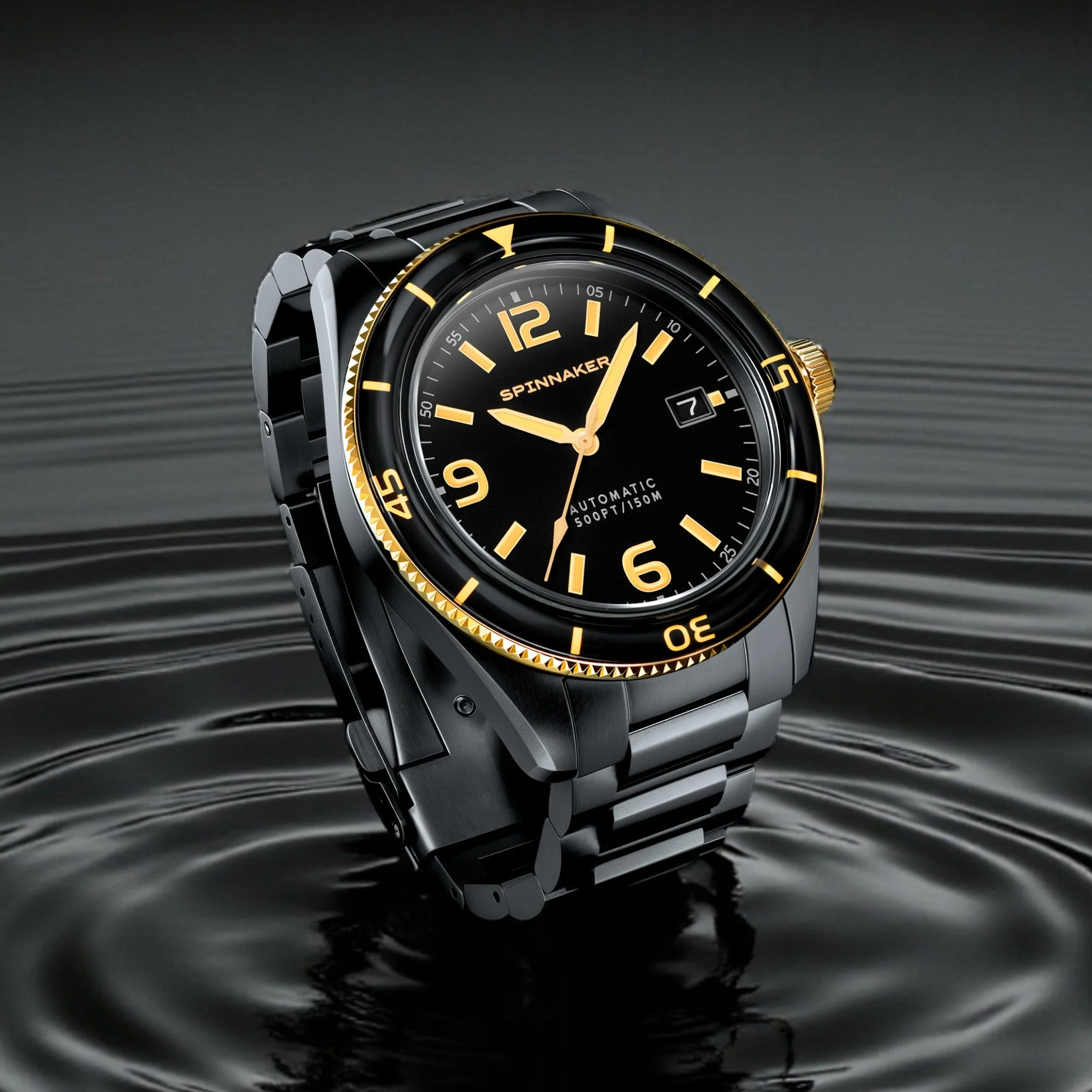 Fleuss Automatic Black / Stainless Steel | Black Dial - Image 4