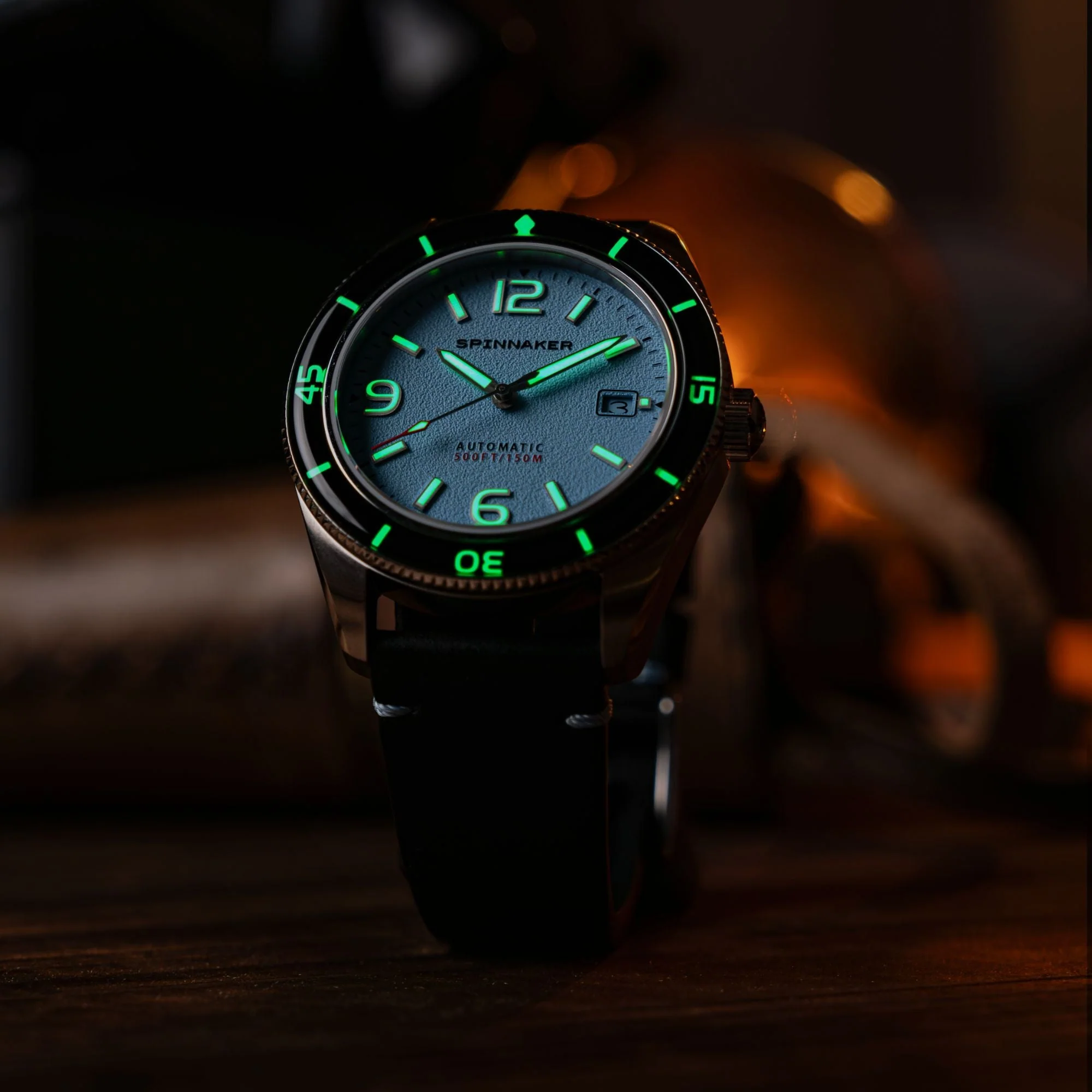 Fleuss Automatic Blue / Leather | Blue Dial - Image 3