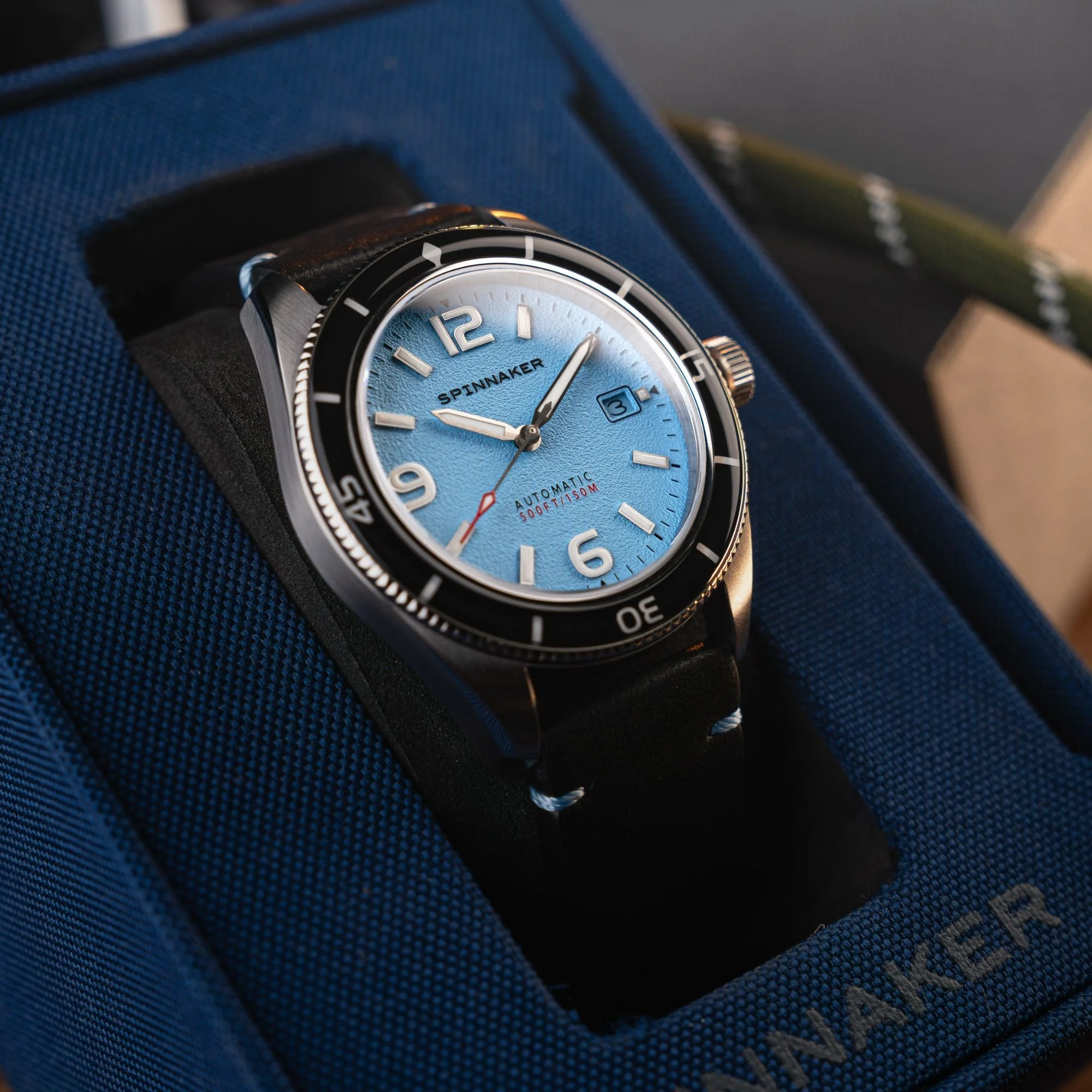 Fleuss Automatic Blue / Leather | Blue Dial - Image 4