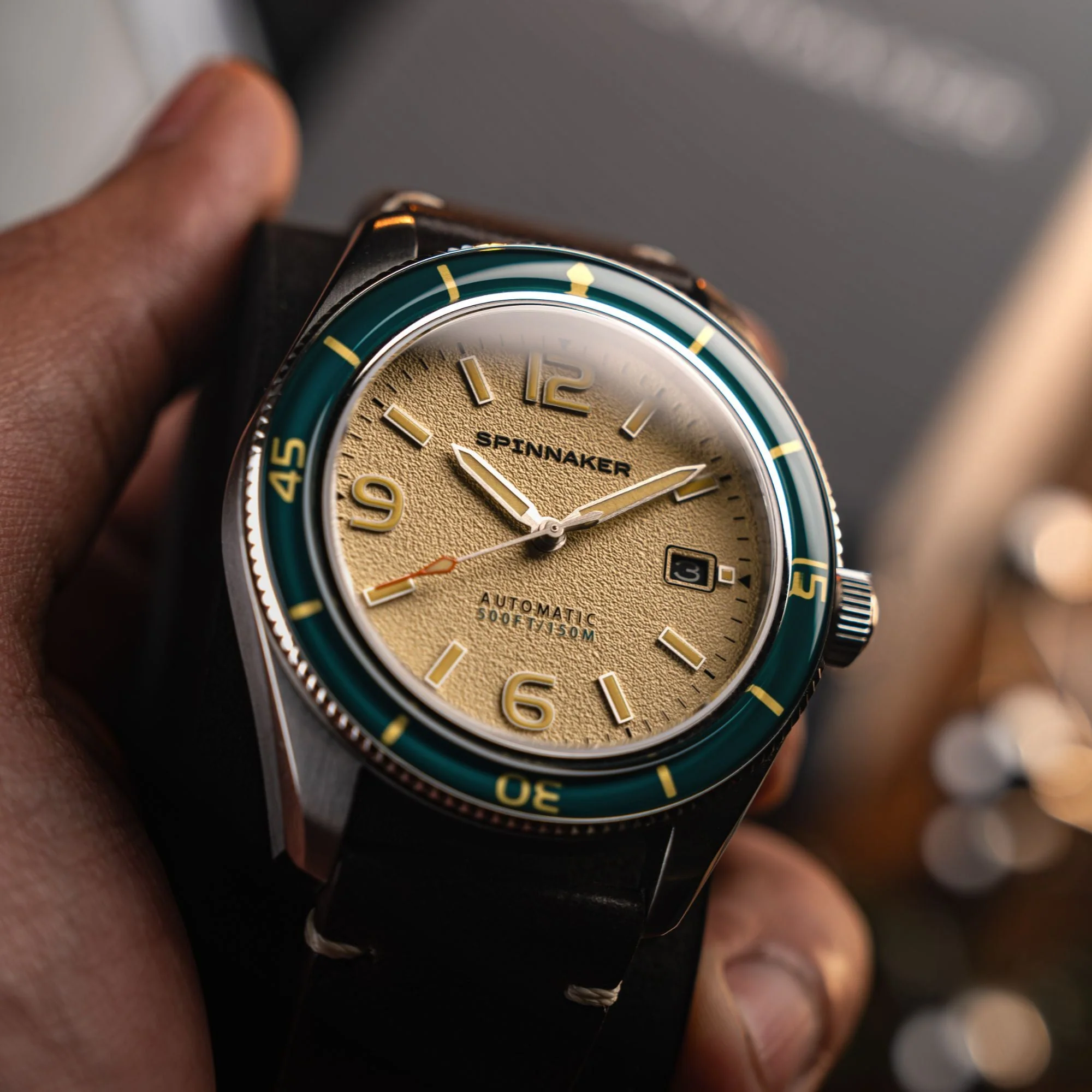 Fleuss Automatic Cream / Leather | Cream Dial - Image 2