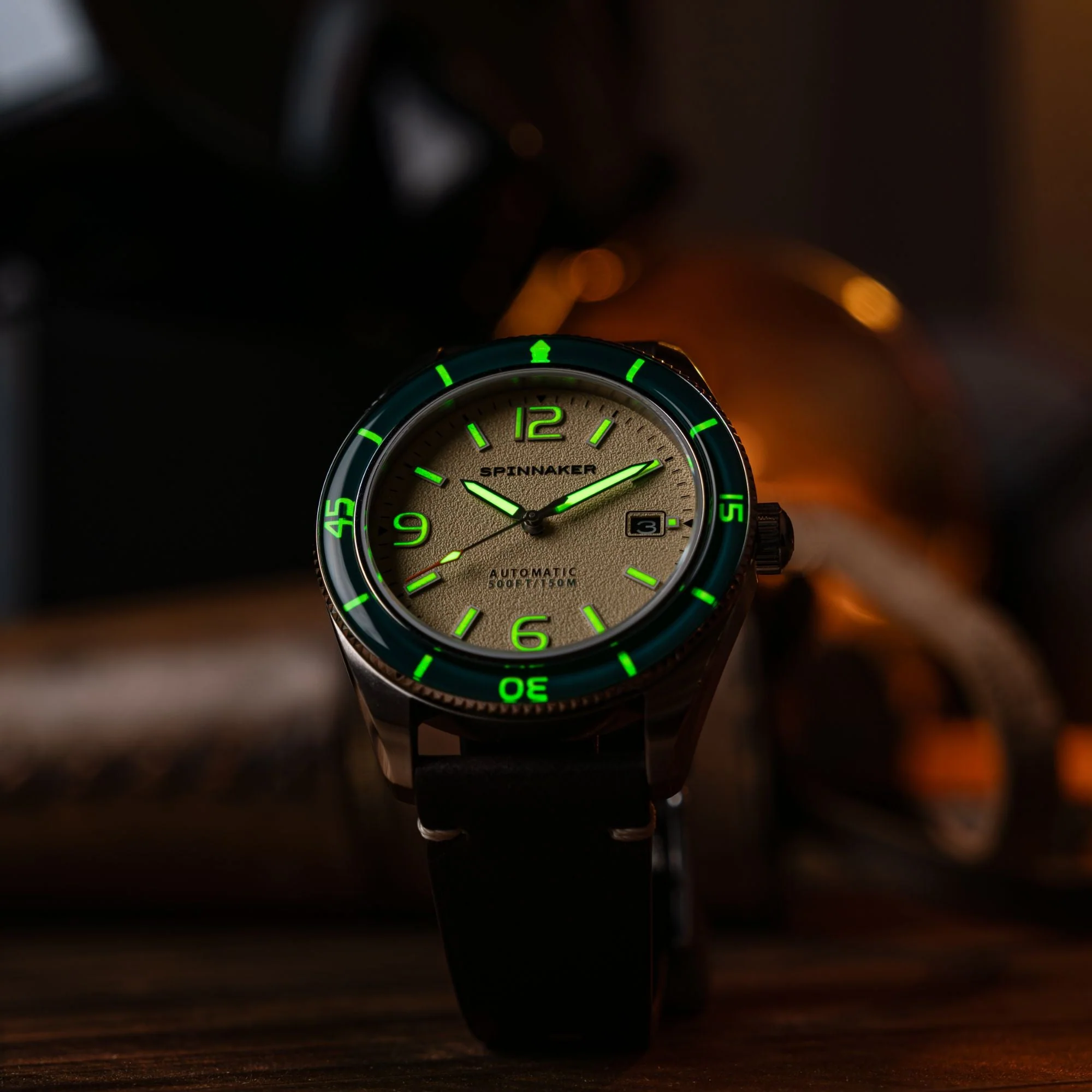 Fleuss Automatic Cream / Leather | Cream Dial - Image 3