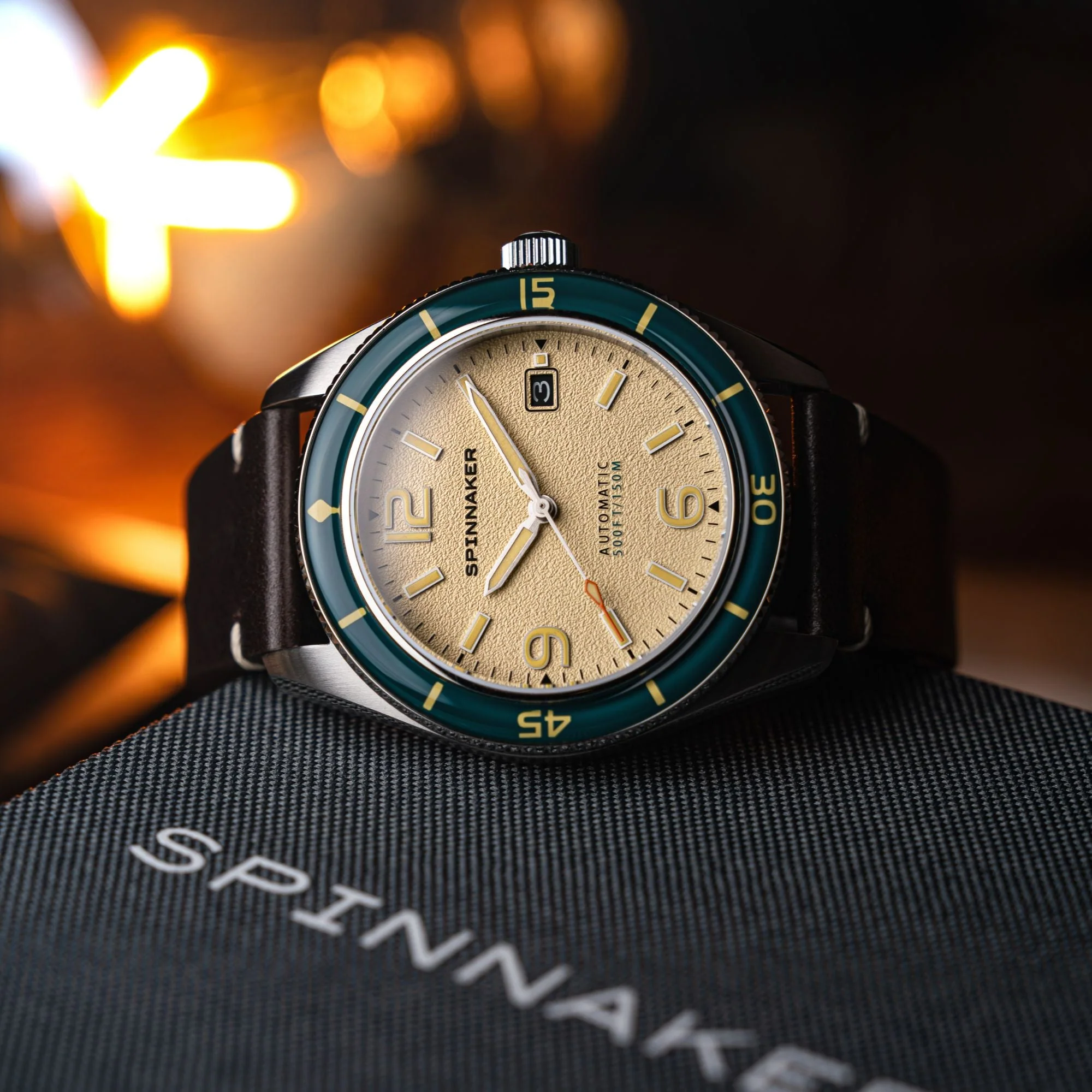Fleuss Automatic Cream / Leather | Cream Dial - Image 4