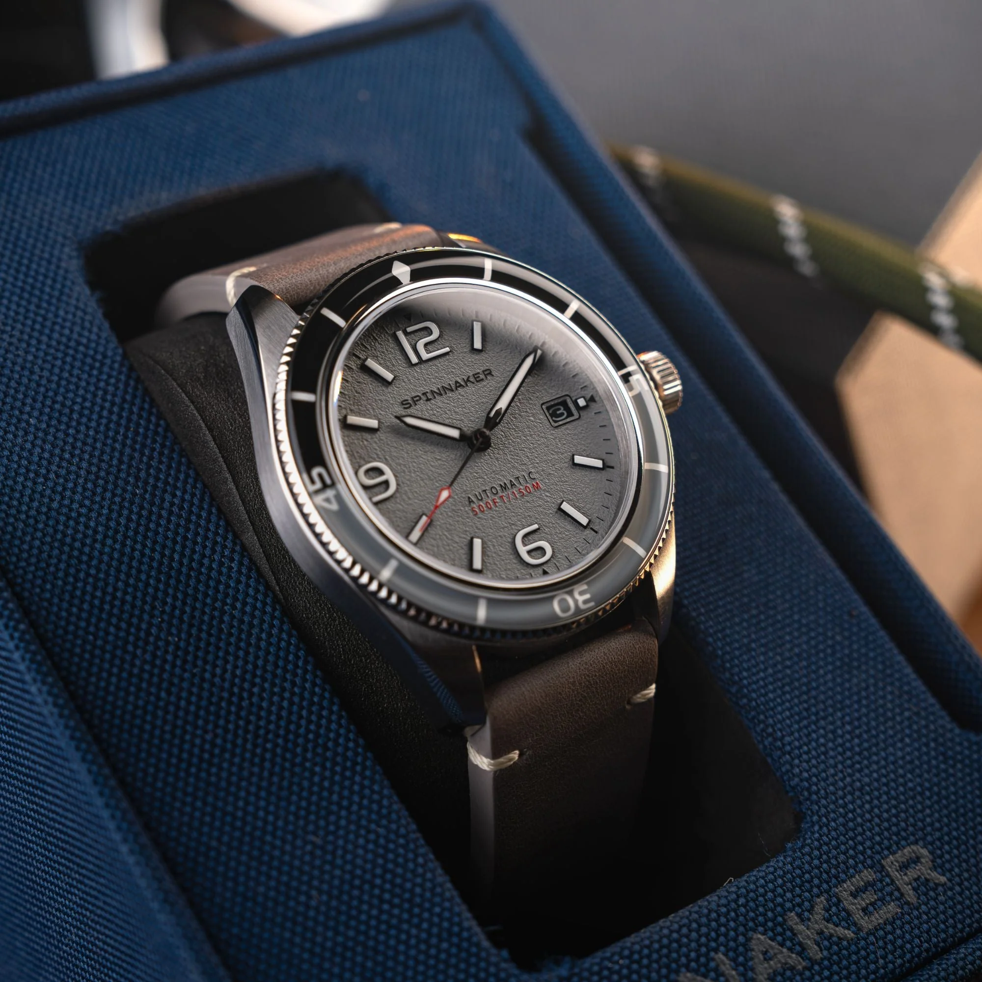 Fleuss Automatic Grey / Leather | Grey Dial - Image 4