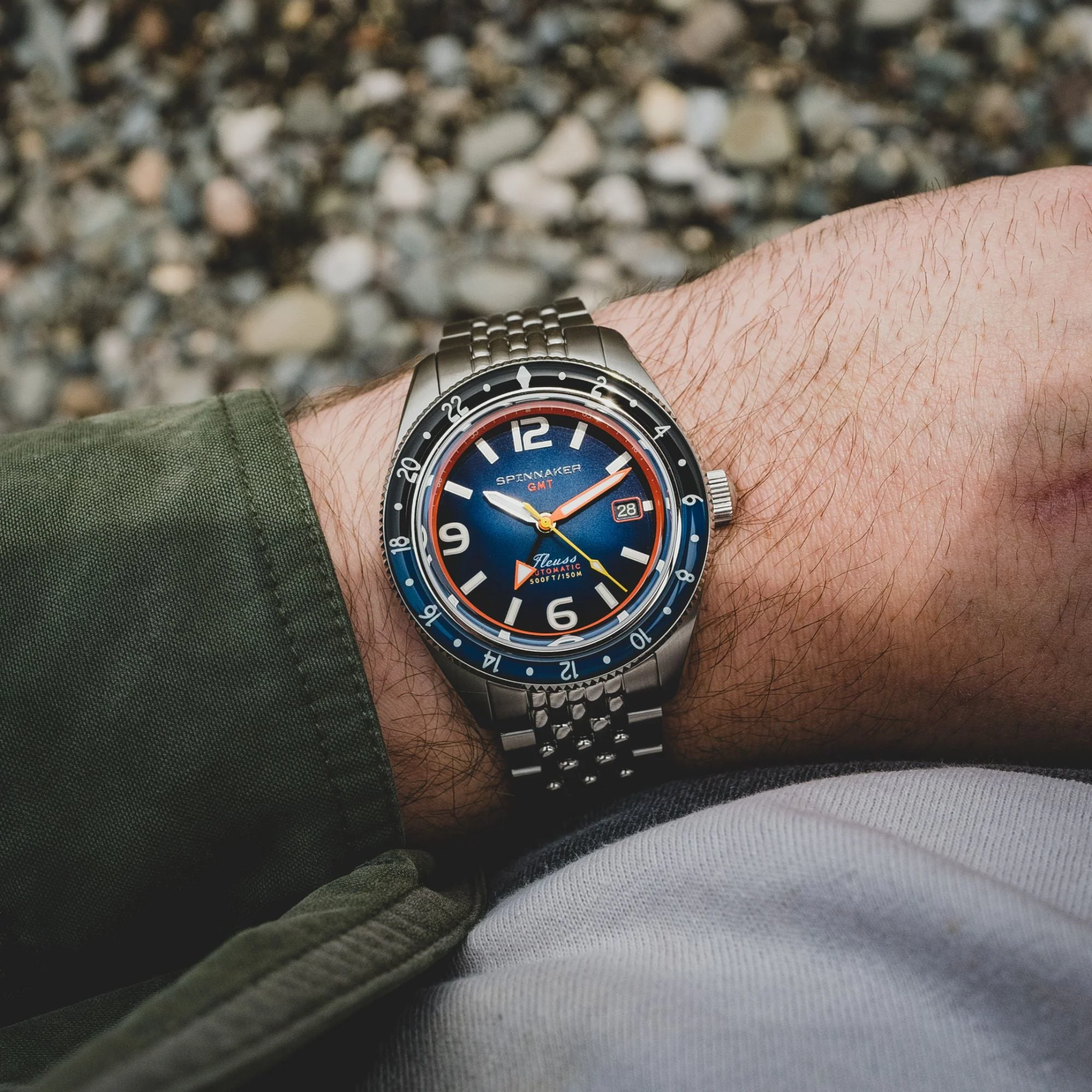 Fleuss GMT Automatic Blue/Stainless Steel | Blue Dial - Image 2