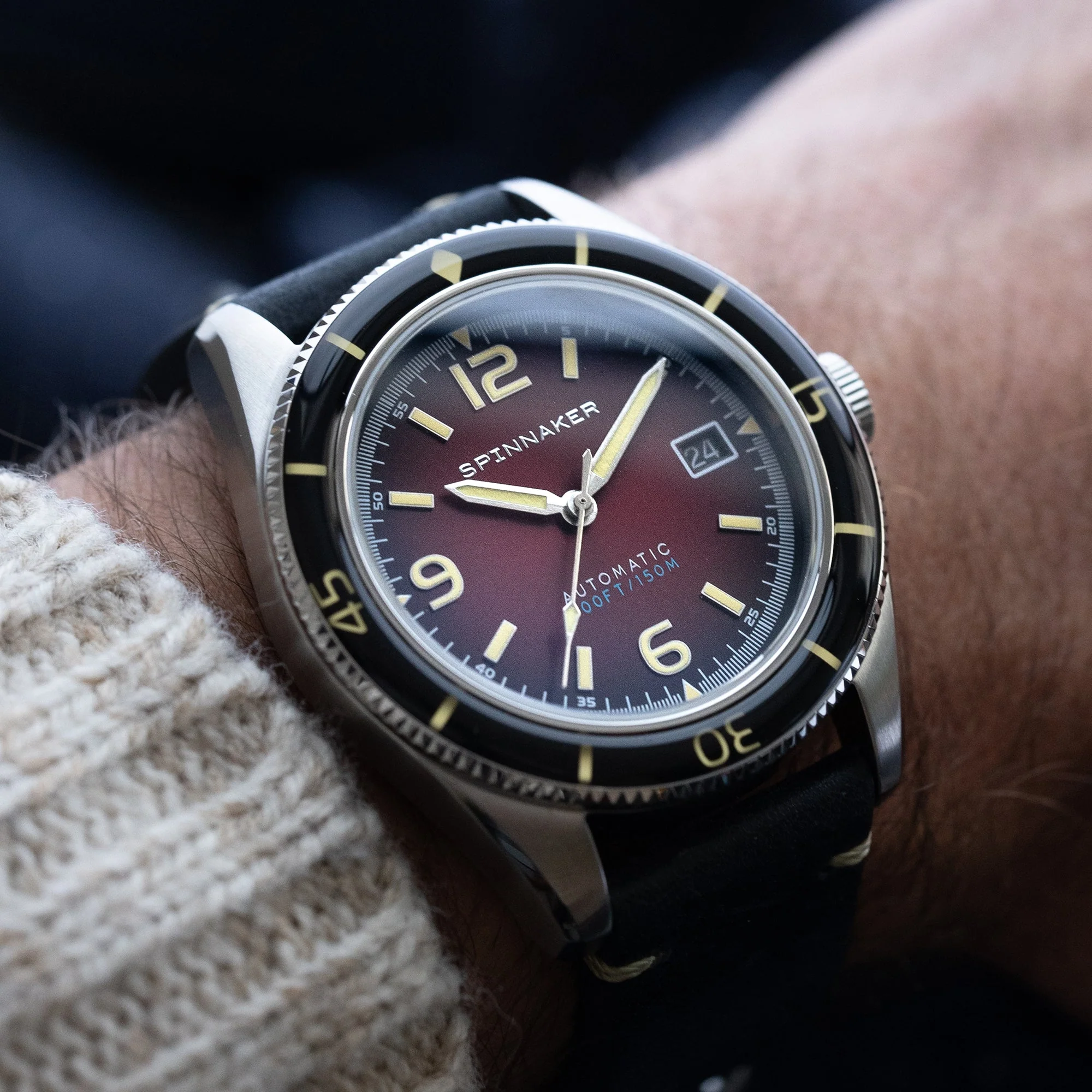 Fleuss Red / Leather | Red Dial - Image 5