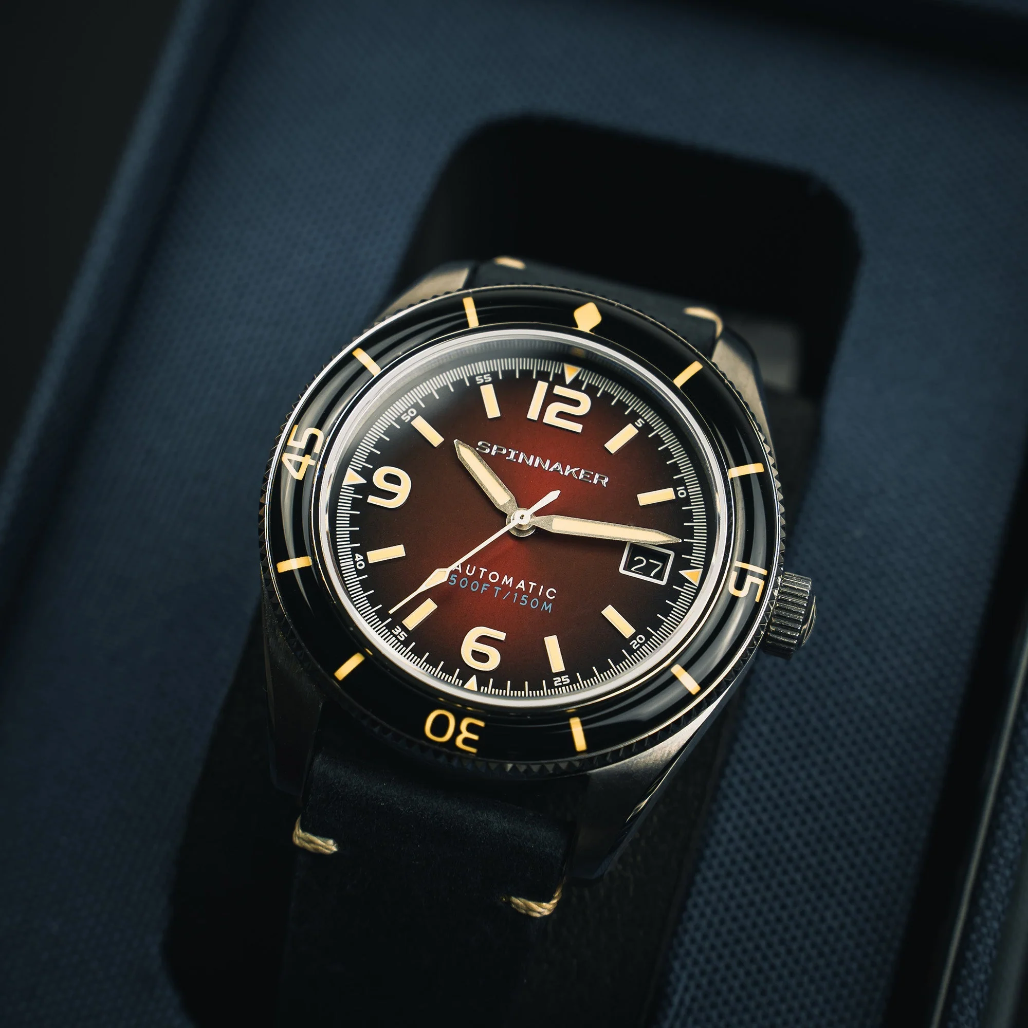 Fleuss Red / Leather | Red Dial - Image 8