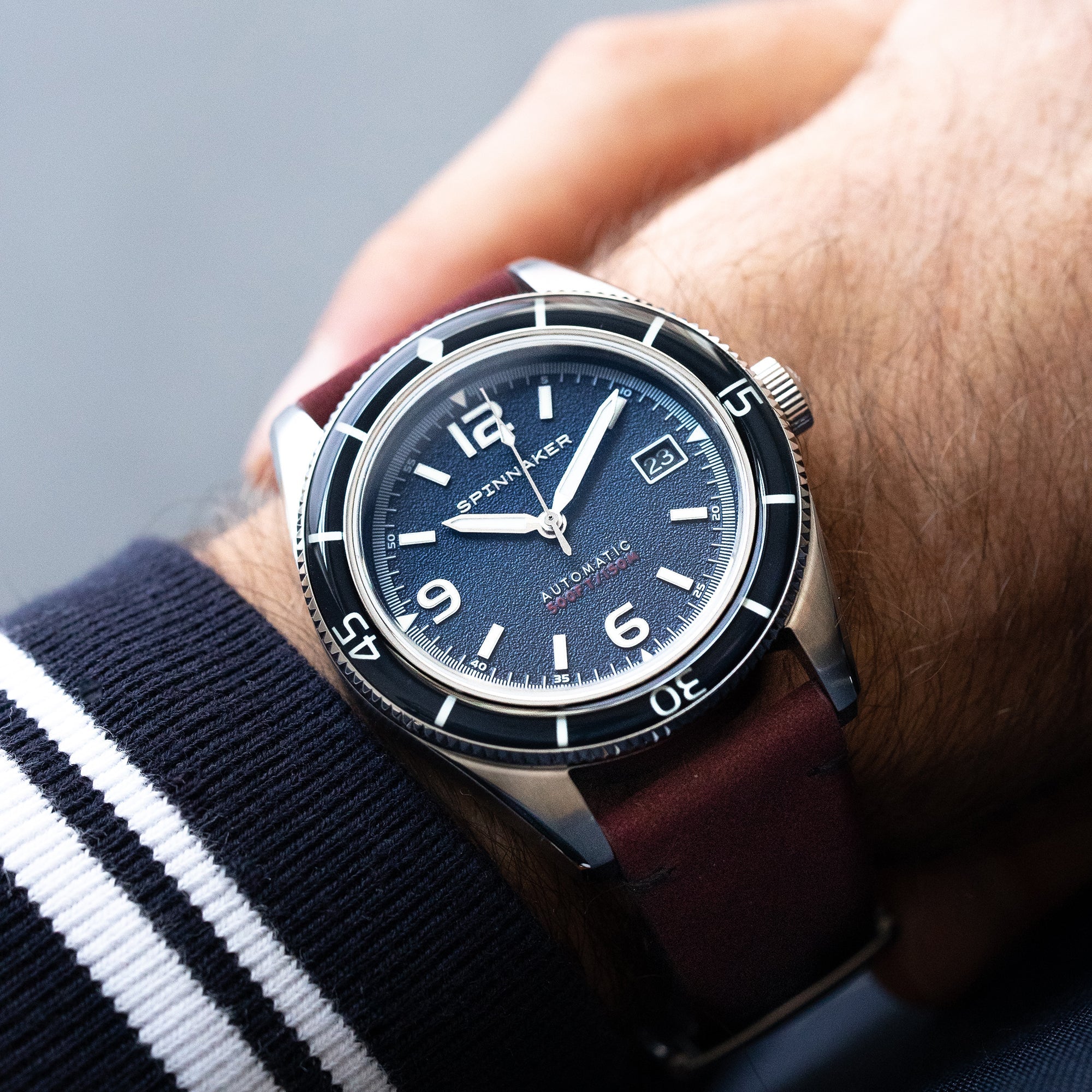 Fleuss Blue / Black / Leather | Blue Dial - Image 5