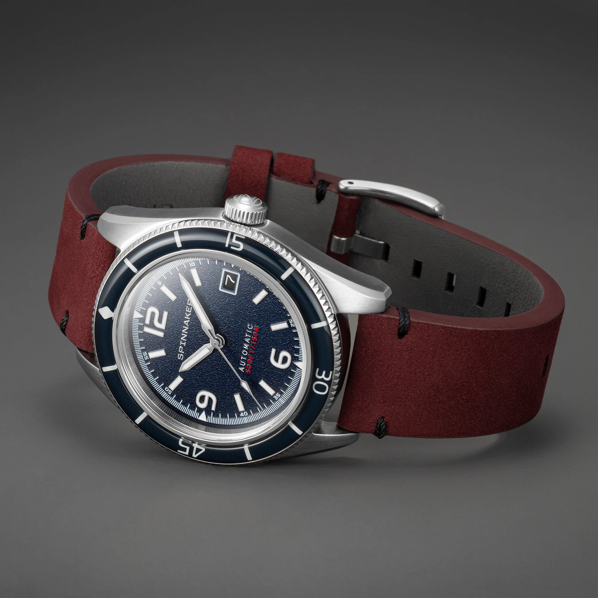 Fleuss Blue / Black / Leather | Blue Dial - Image 7