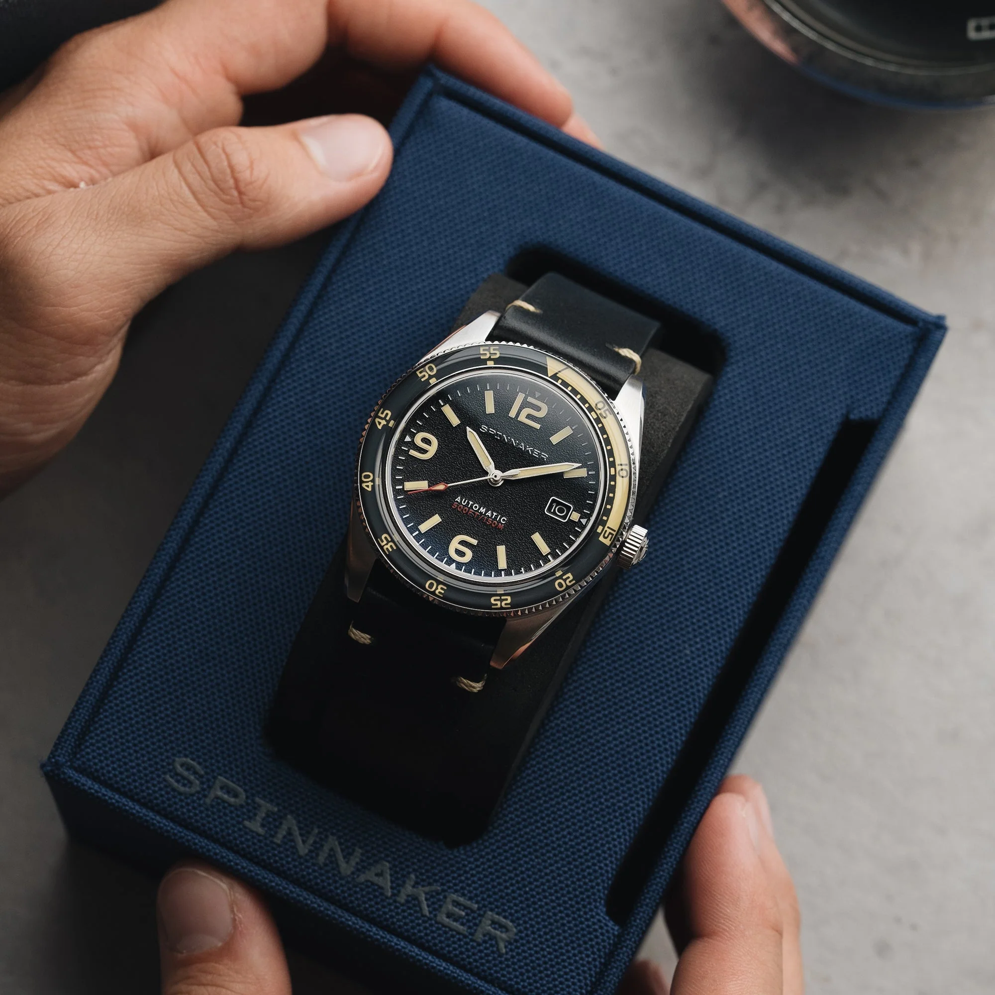 Fleuss Gray / Leather | Gray Dial - Image 4