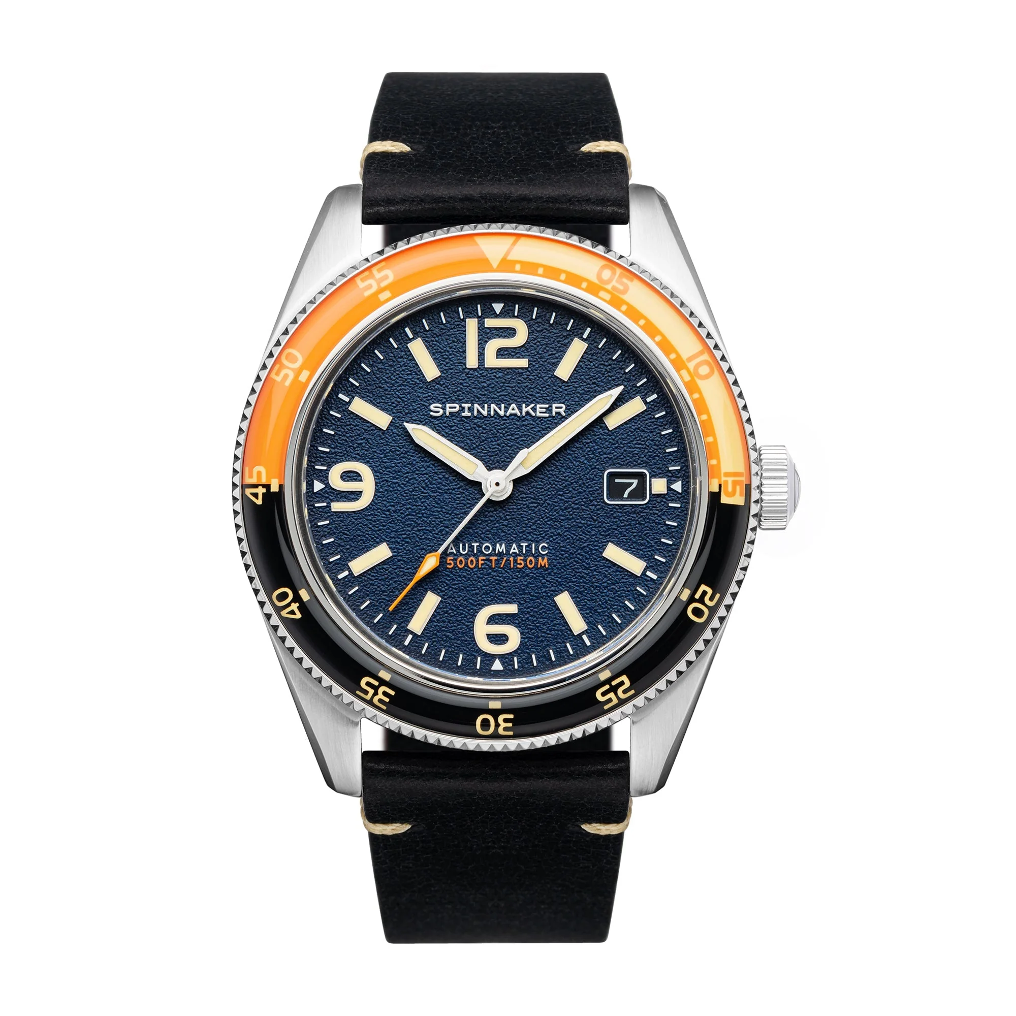 Fleuss Blue / Leather | Blue Dial