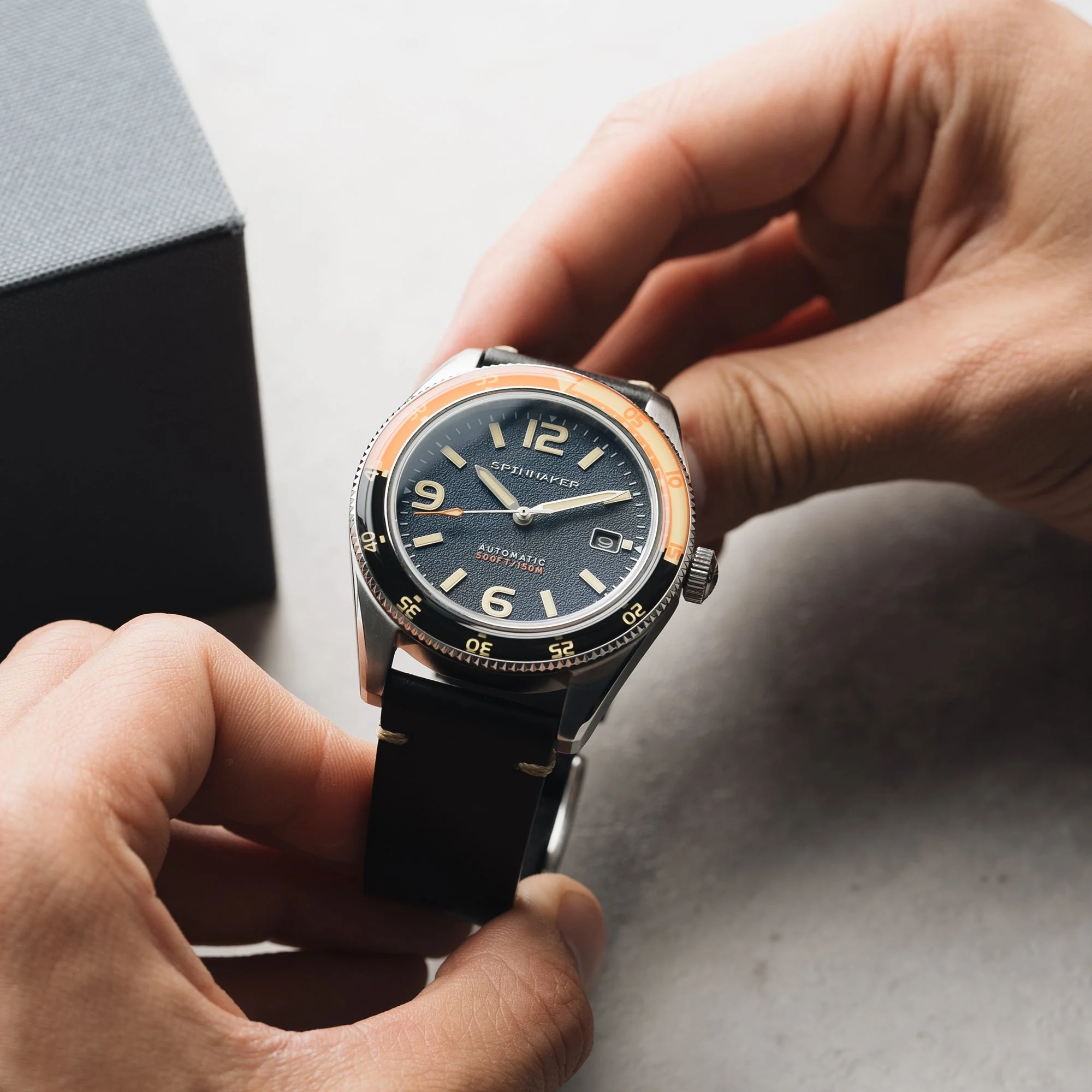 Fleuss Blue / Leather | Blue Dial - Image 4