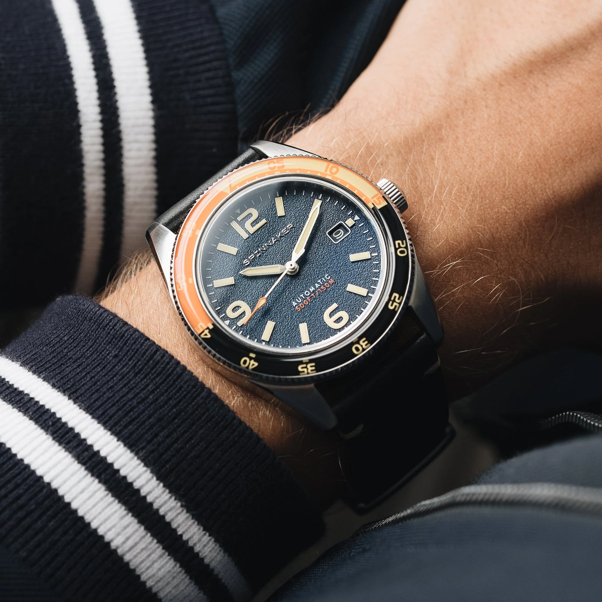 Fleuss Blue / Leather | Blue Dial - Image 8