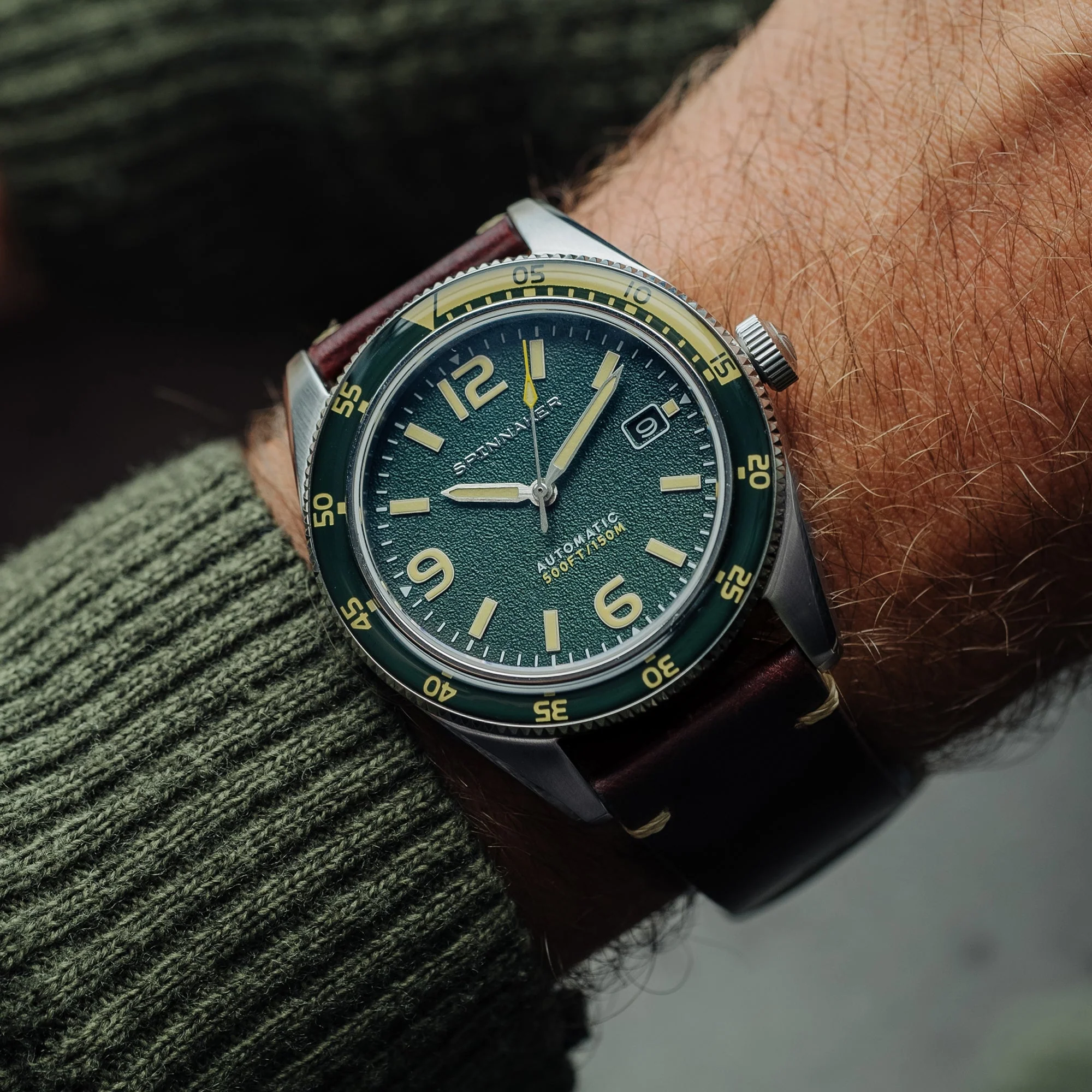 Fleuss Japan Automatic Watch Lagoon Green Green Dial - Image 2