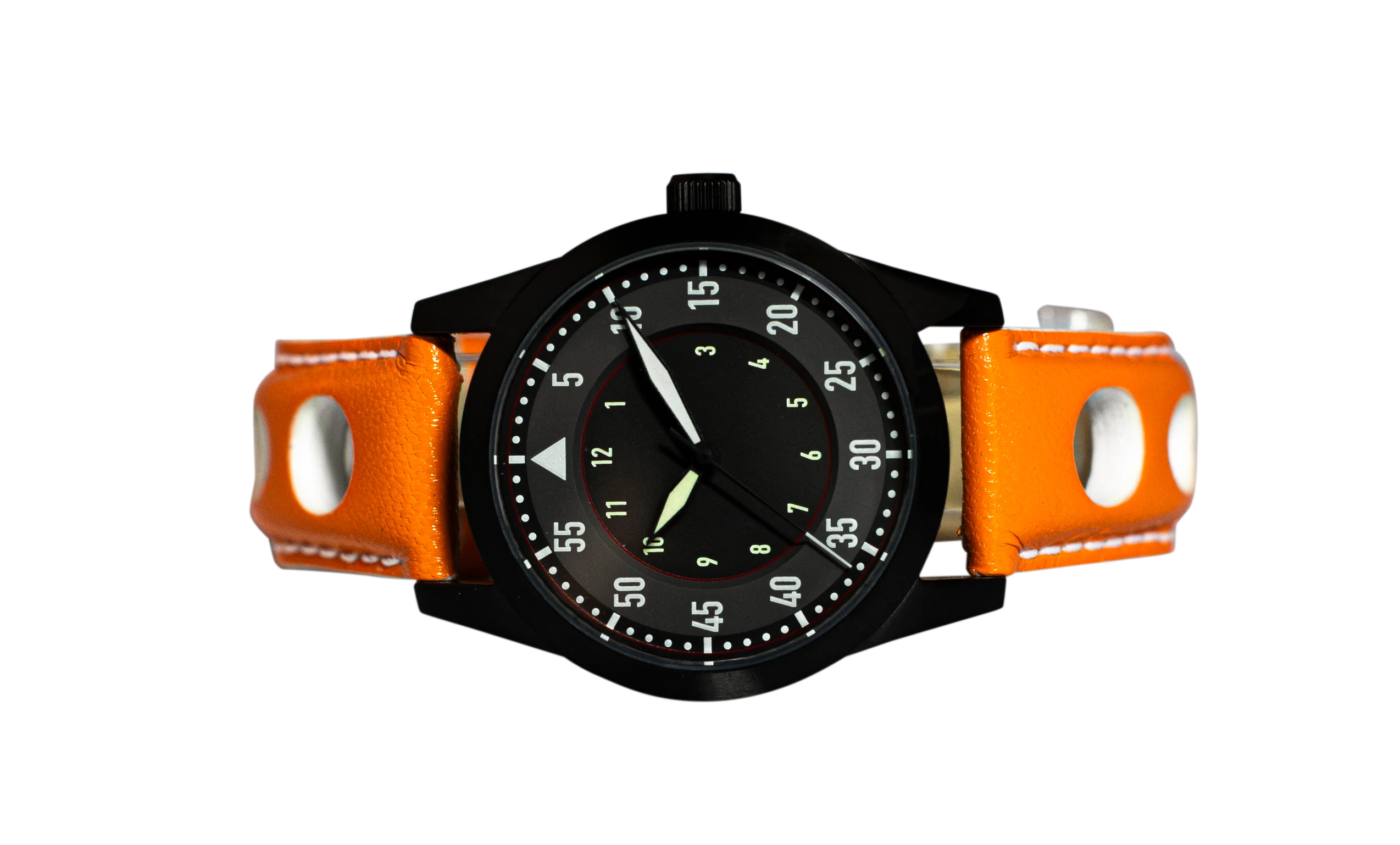 FLIEGER 'Blackout' Racing-Inspired Automatic Timepiece | Black and Grey Dial - Image 2