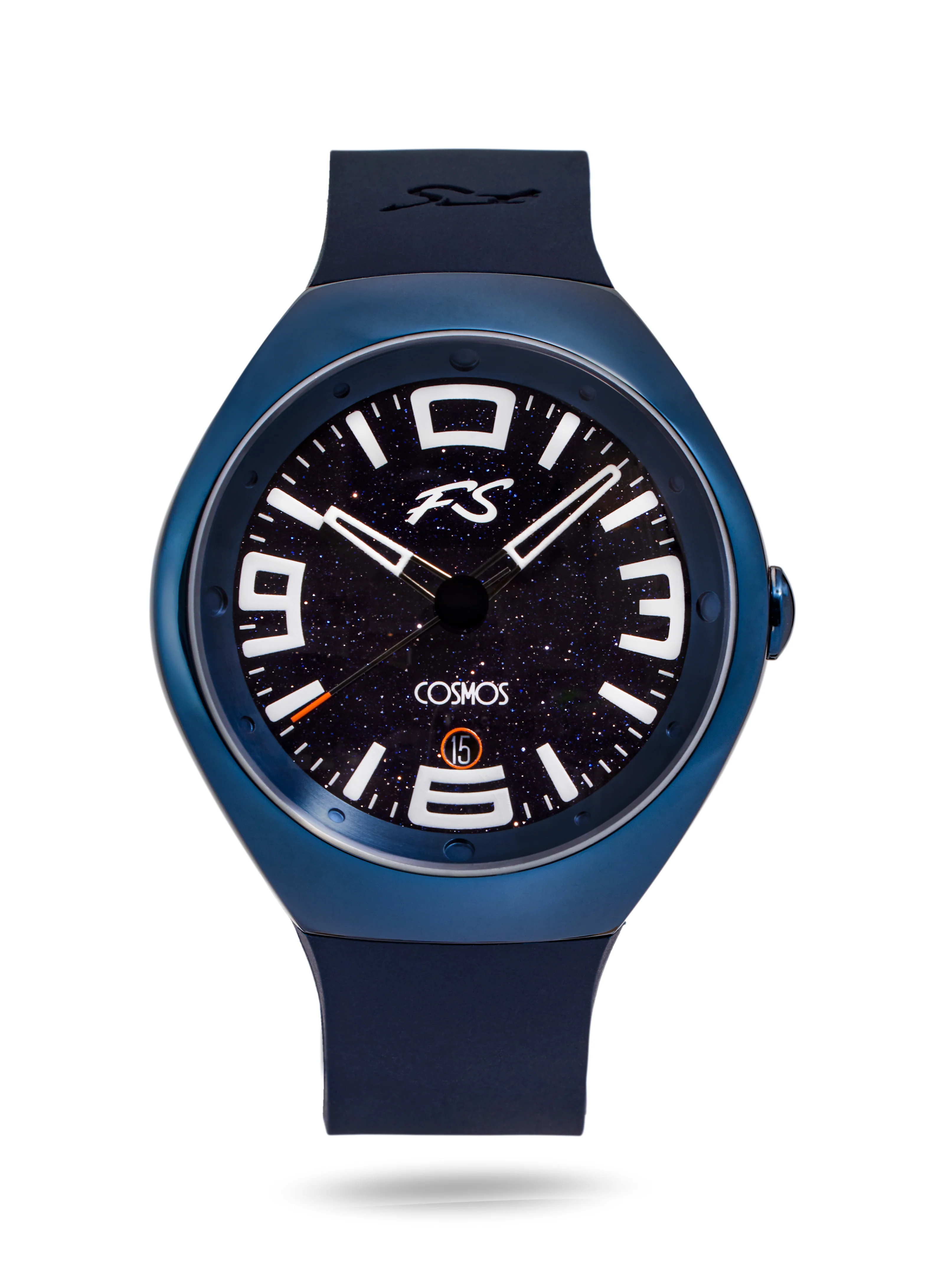 Frank Stephenson's Cosmos Series Blue Case, Blue Dial, Blue Strap | Blue Dial