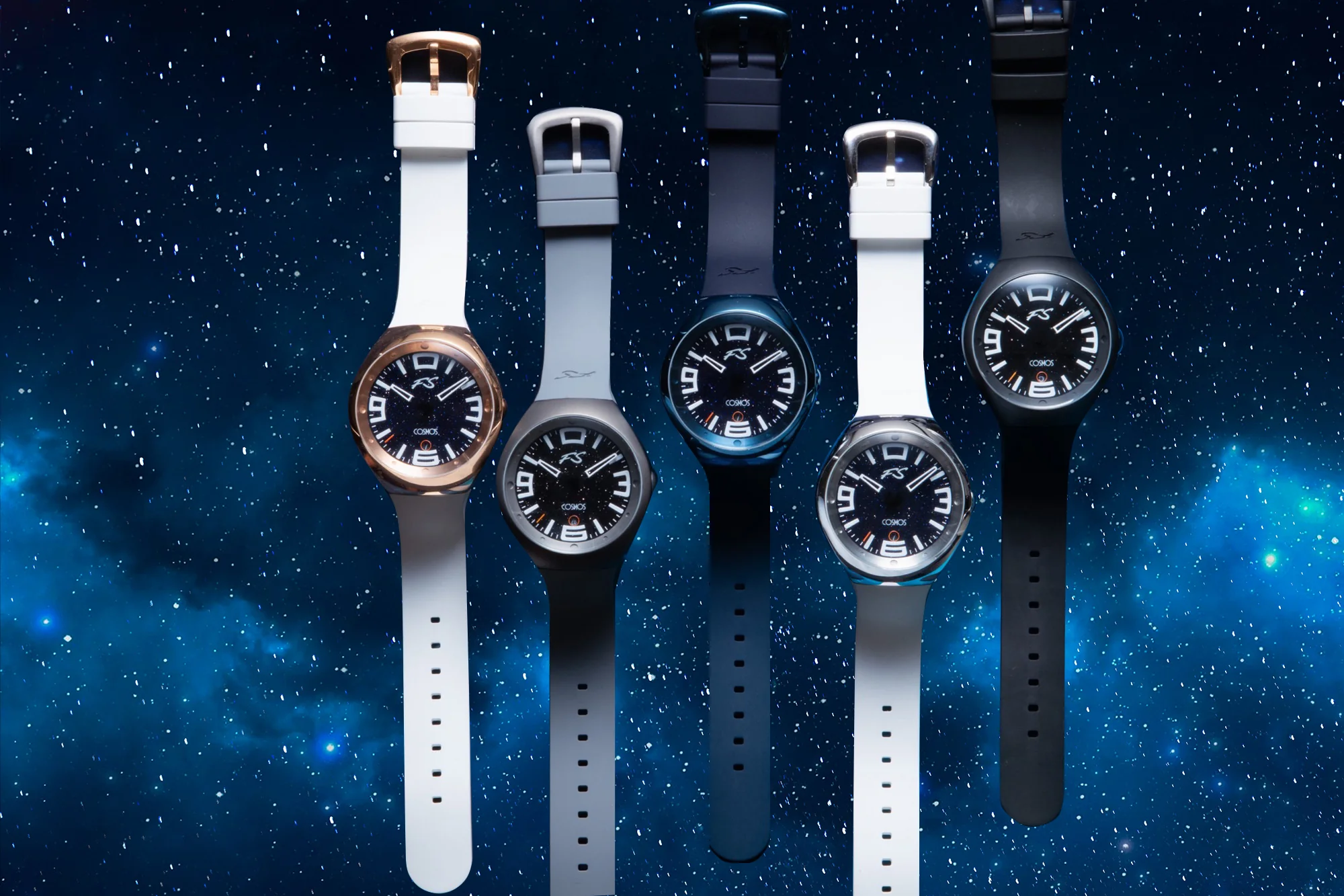 Frank Stephenson's Cosmos Series Blue Case, Blue Dial, Blue Strap | Blue Dial - Image 11
