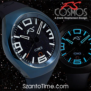 Frank Stephenson's Cosmos Series Gray Case, Black Dial, Gray Strap | Black Dial - Image 10