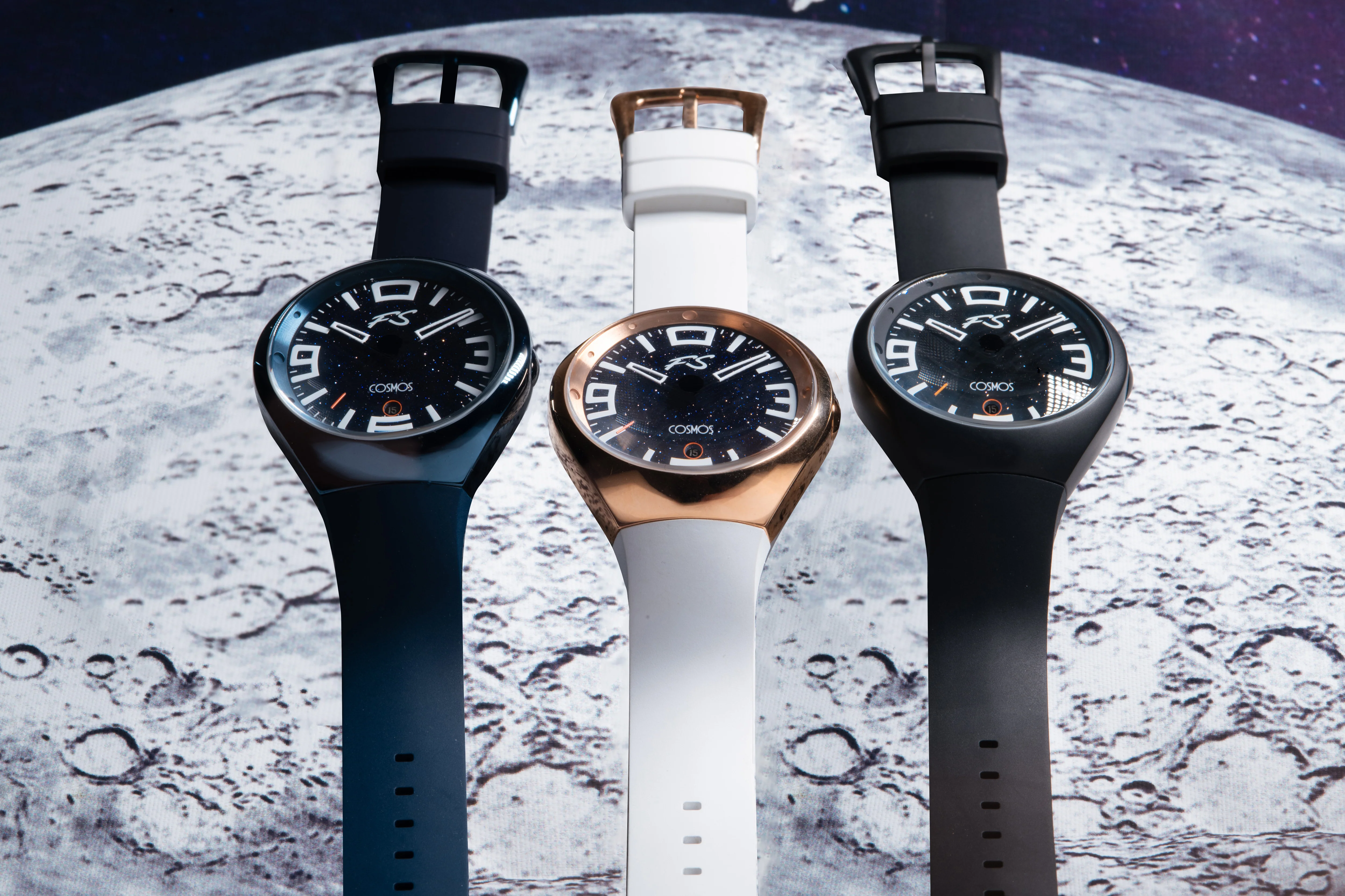 Frank Stephenson's Cosmos Series Gray Case, Black Dial, Gray Strap | Black Dial - Image 9