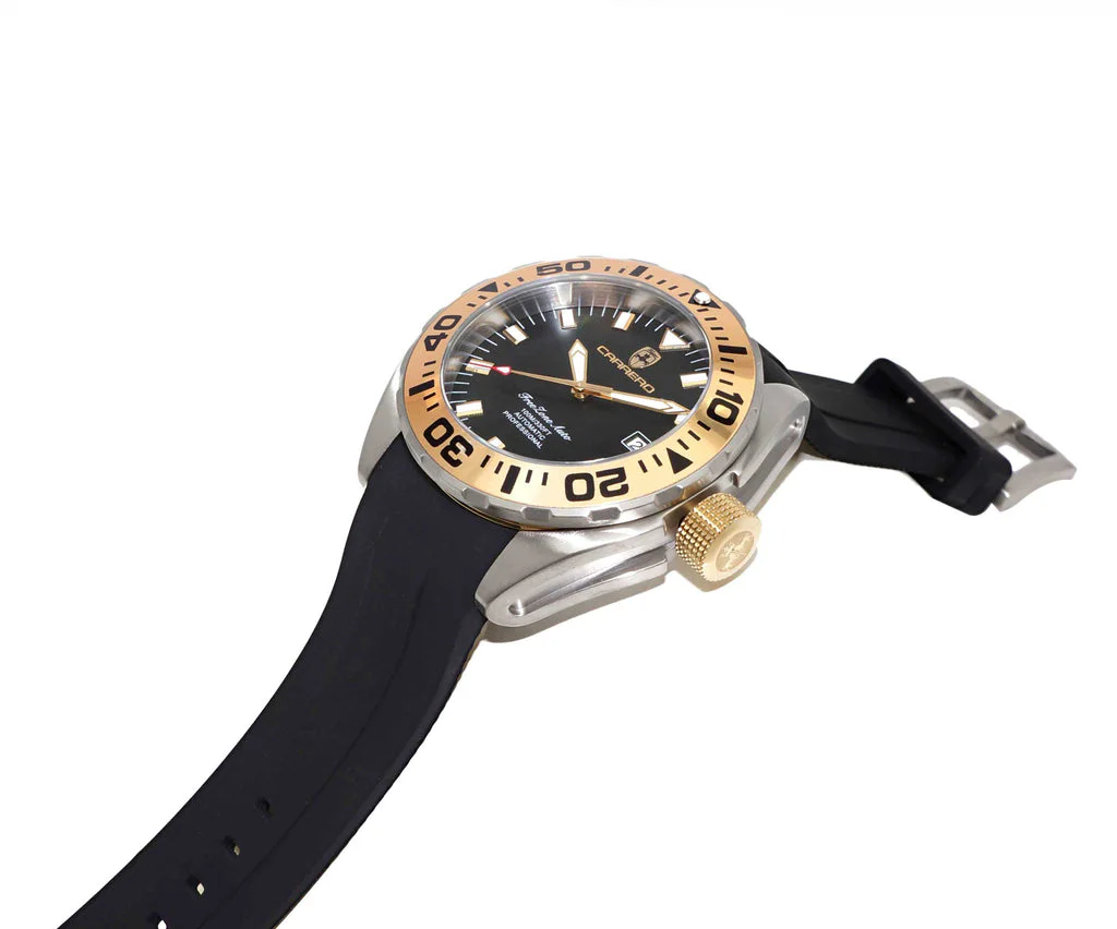 FreeZone-Auto Black/Gold tone | Black Dial - Image 2