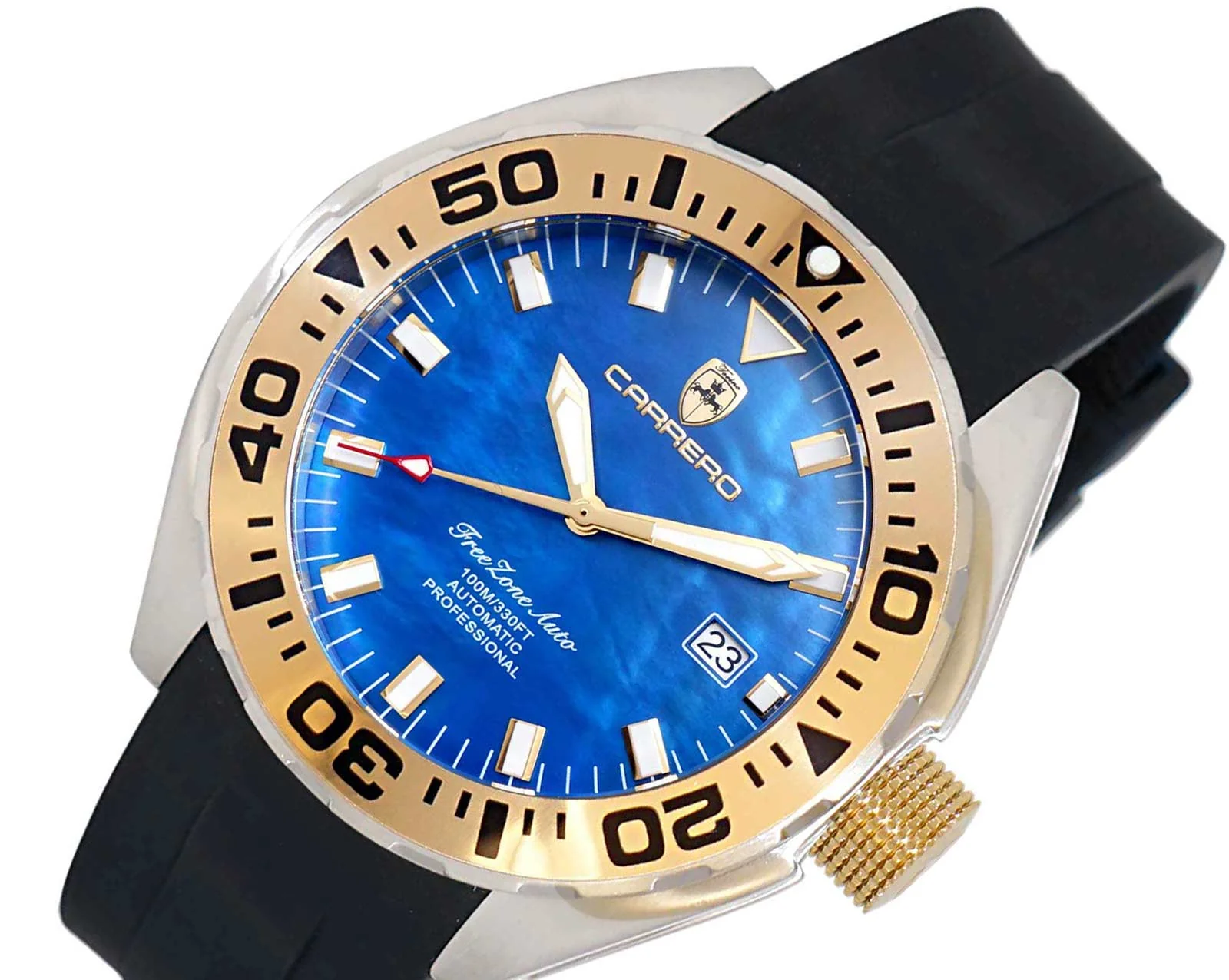 FreeZone-Auto Blue / Gold tone | Blue Dial - Image 5
