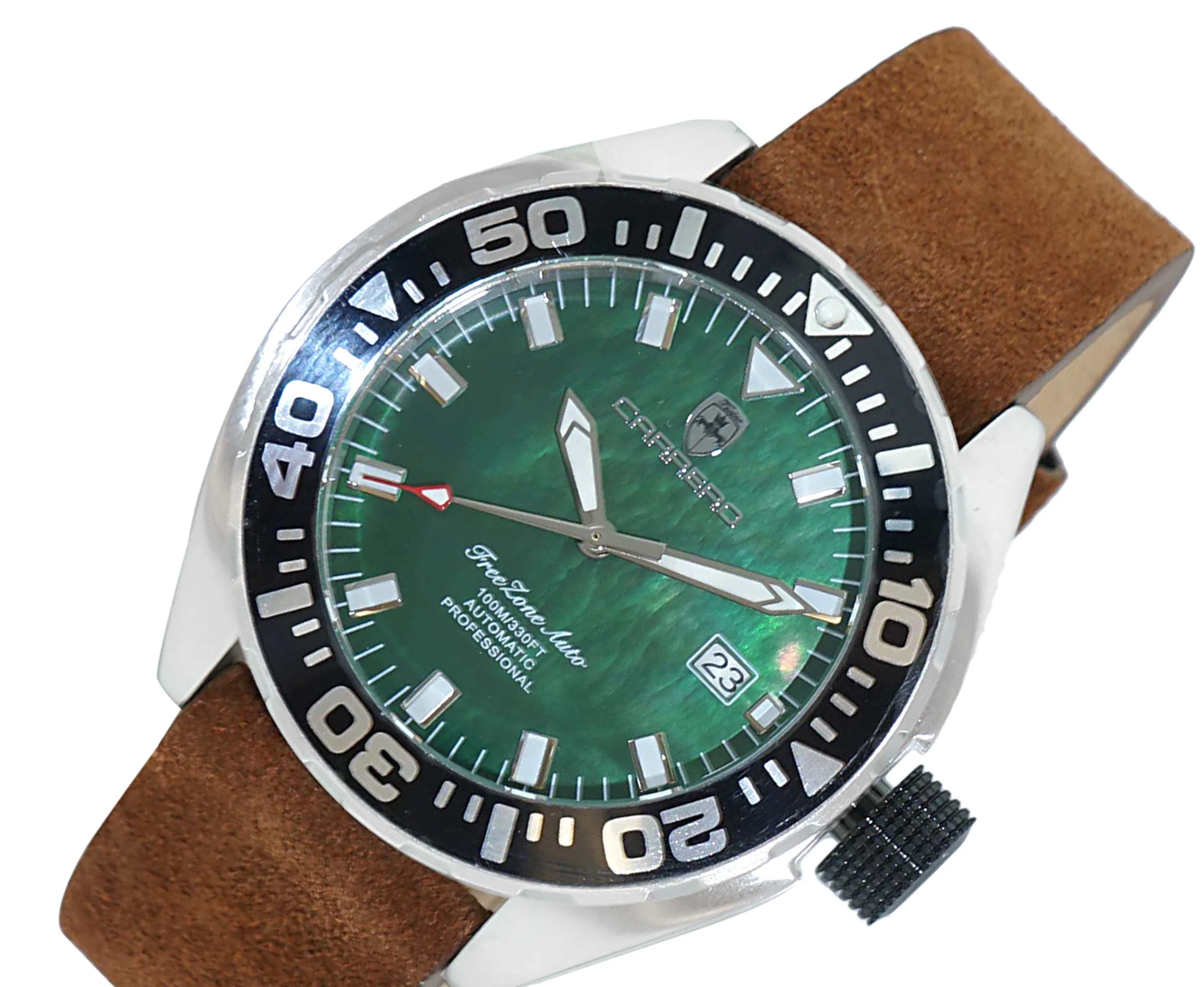 FreeZone-Auto Green / Brown | Green Dial - Image 4