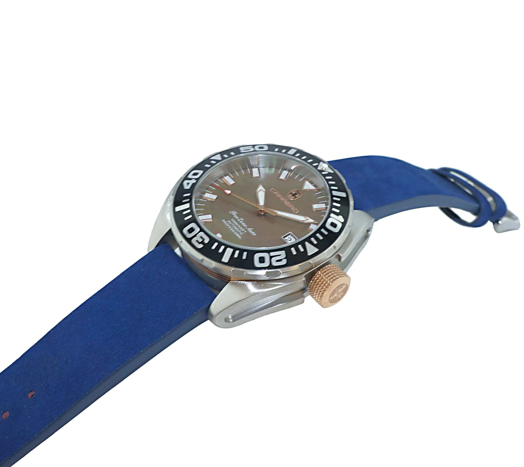 FreeZone-Auto Rose/Blue | Brown Dial - Image 2