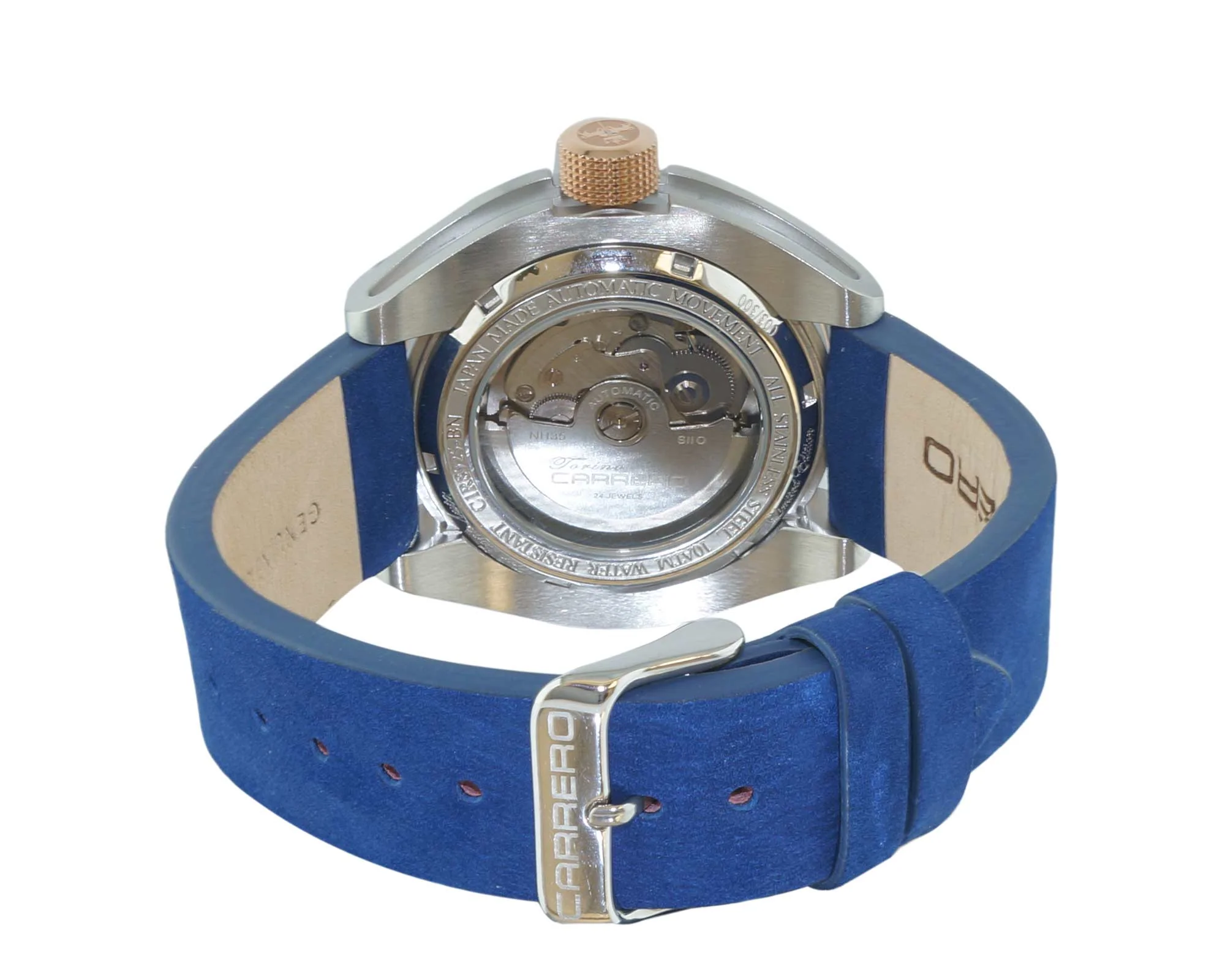 FreeZone-Auto Rose/Blue | Brown Dial - Image 3