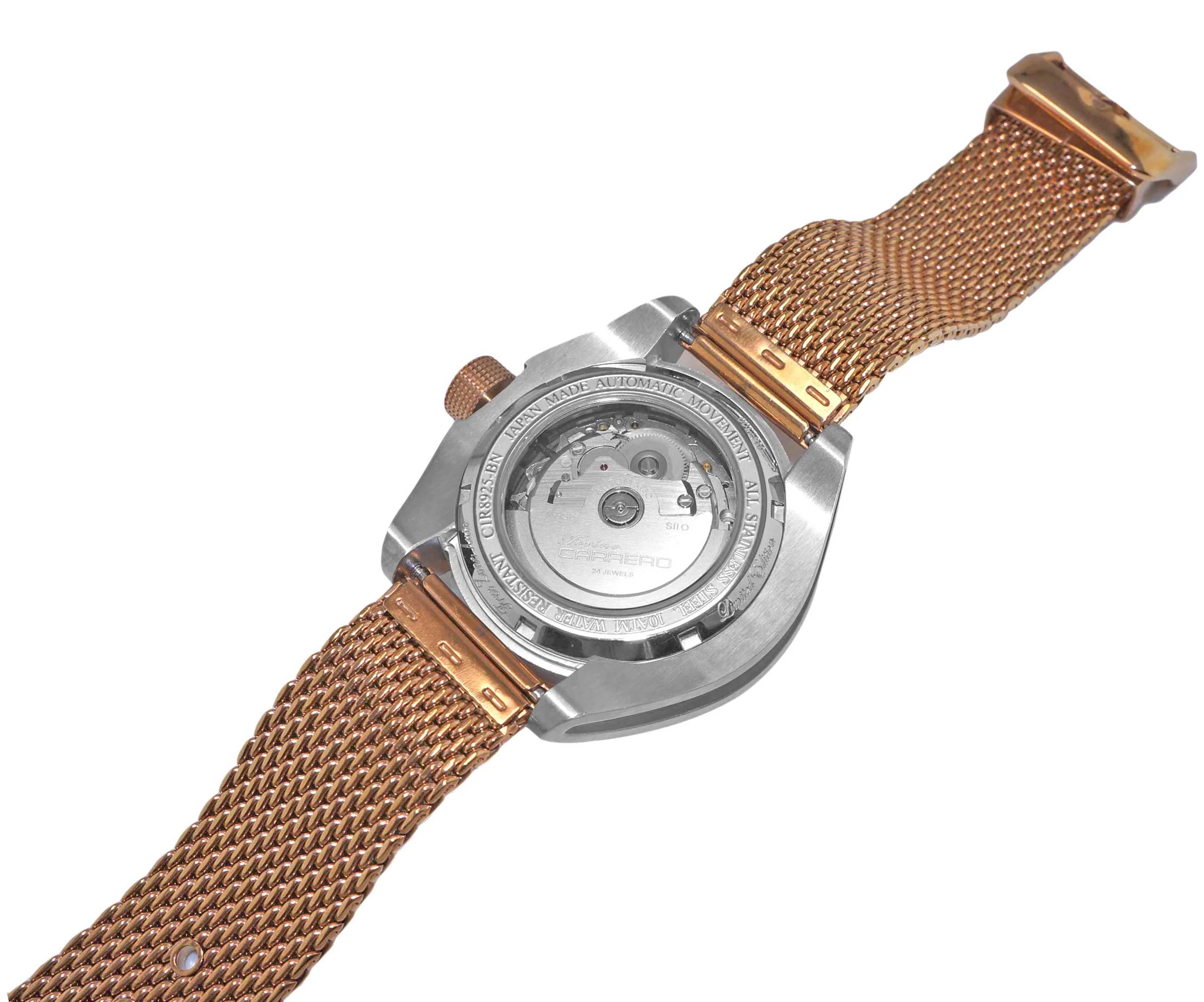 FreeZone-Auto Rose/Rosetone-Mesh | Brown Dial - Image 3