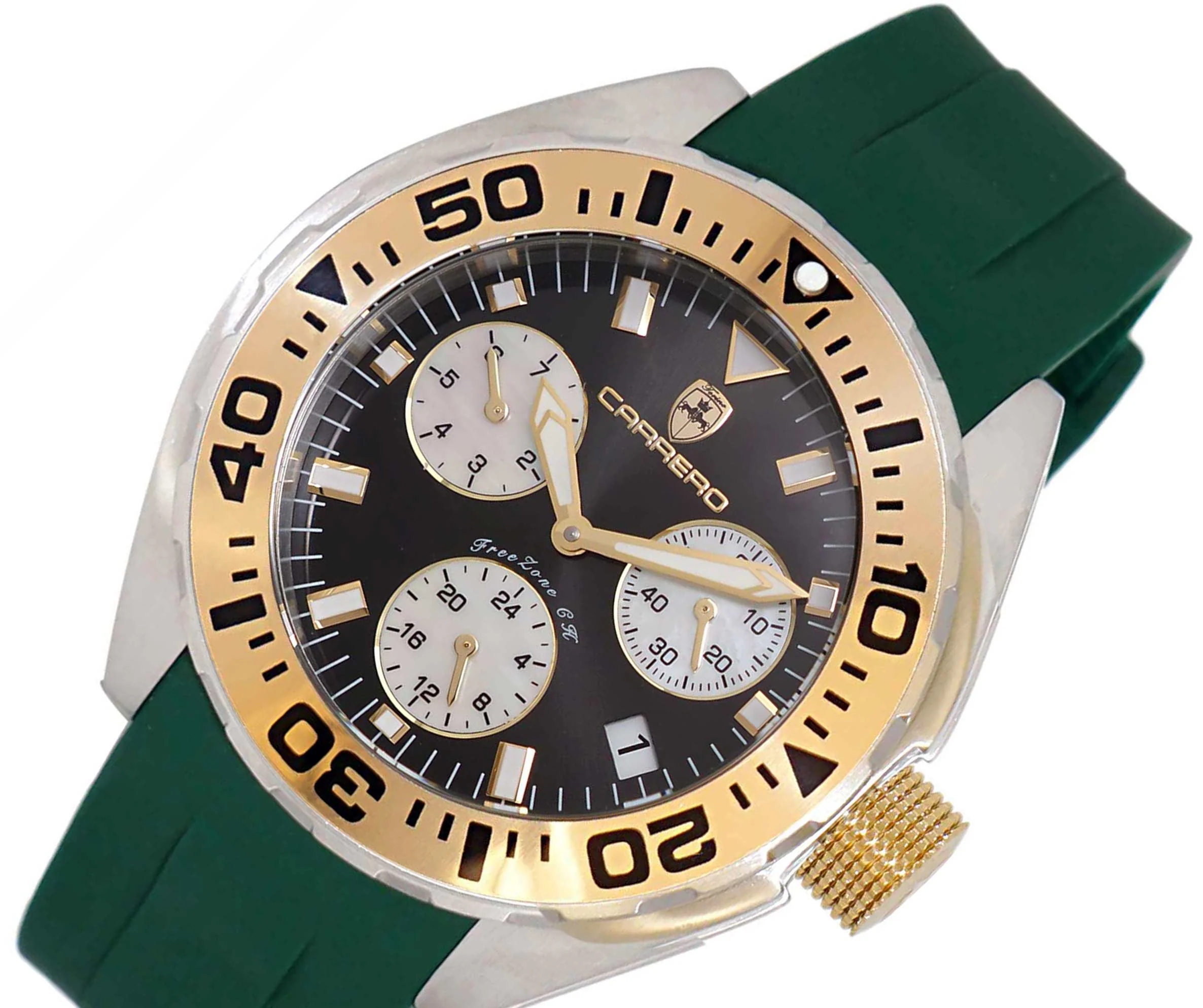 FreeZone-CH Black/Gold tone | Black Dial - Image 5