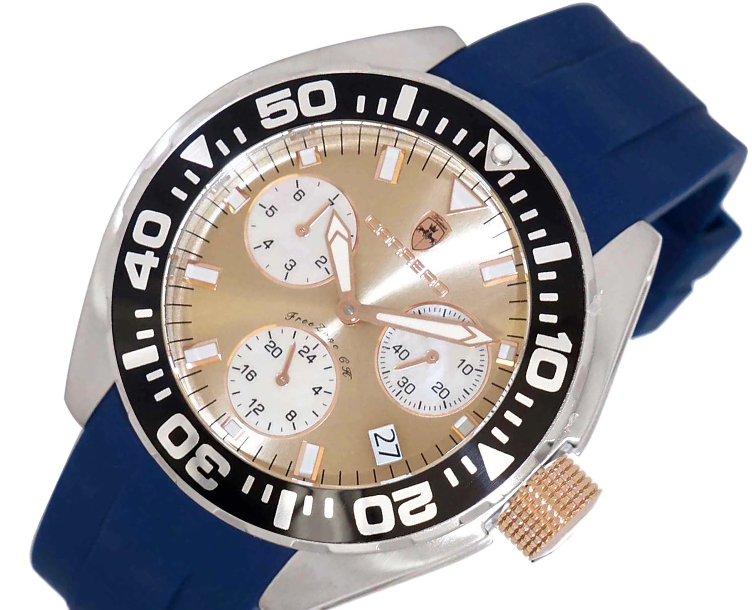 FreeZone-CH Rose Brown /Blue | Rose Dial - Image 4