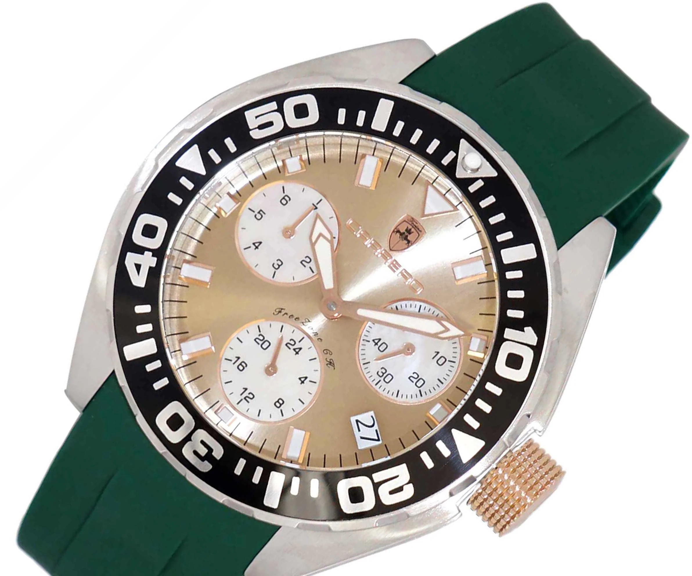 FreeZone-CH Rose Brown / Green | Rose Dial - Image 4