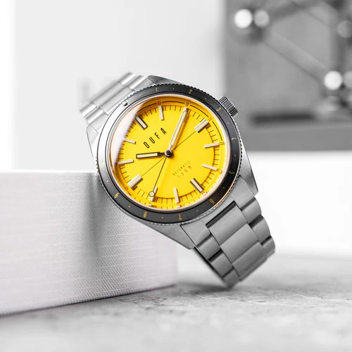 Freitaucher Automatic Yellow / Stainless Steel | Yellow Dial - Image 2
