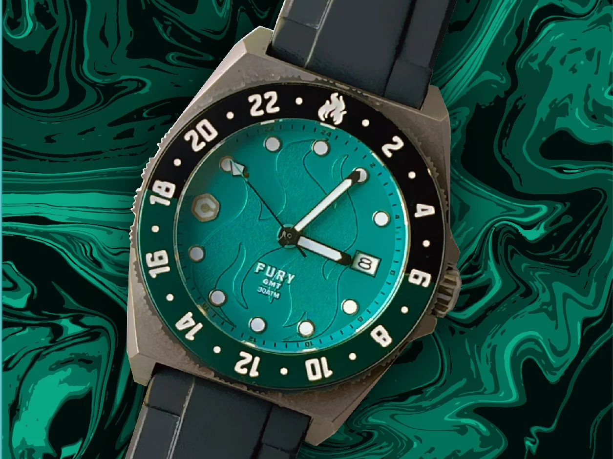 Fury GMT GREEN MACHINE | Green Dial - Image 2