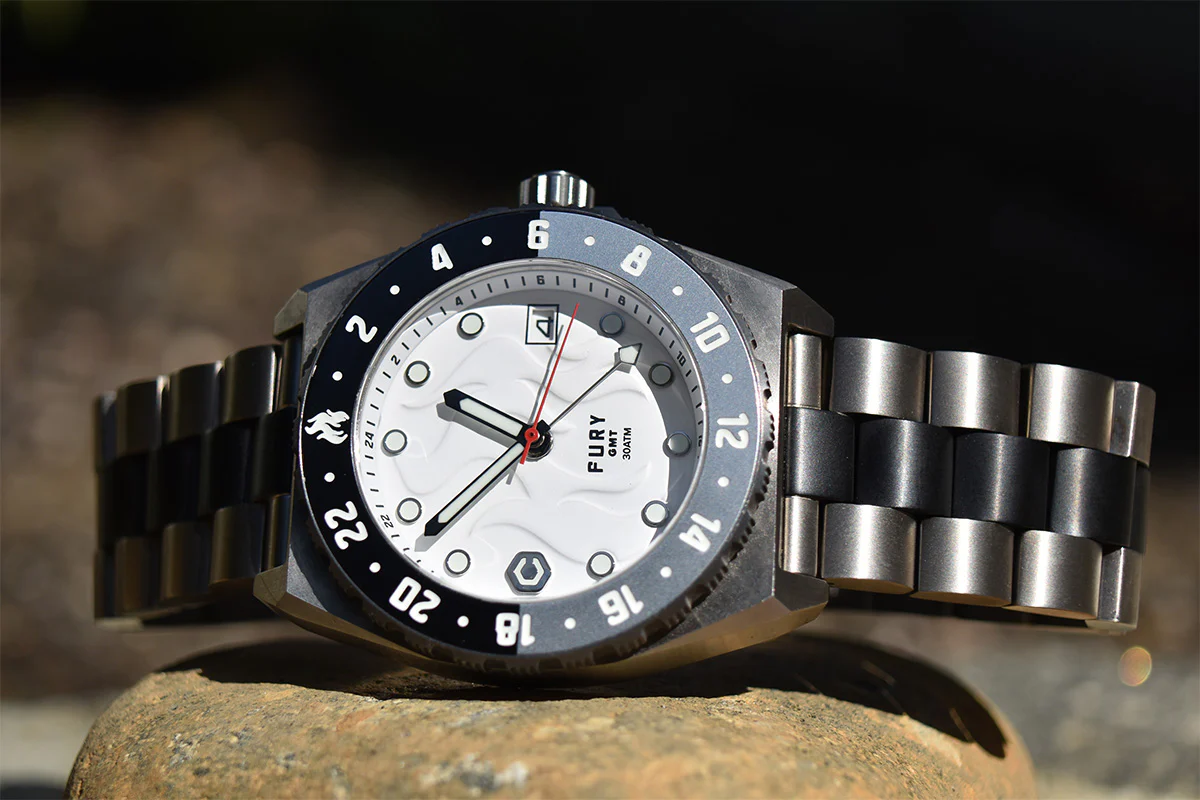 Fury GMT WHITE LIGHTNING | White Dial - Image 3
