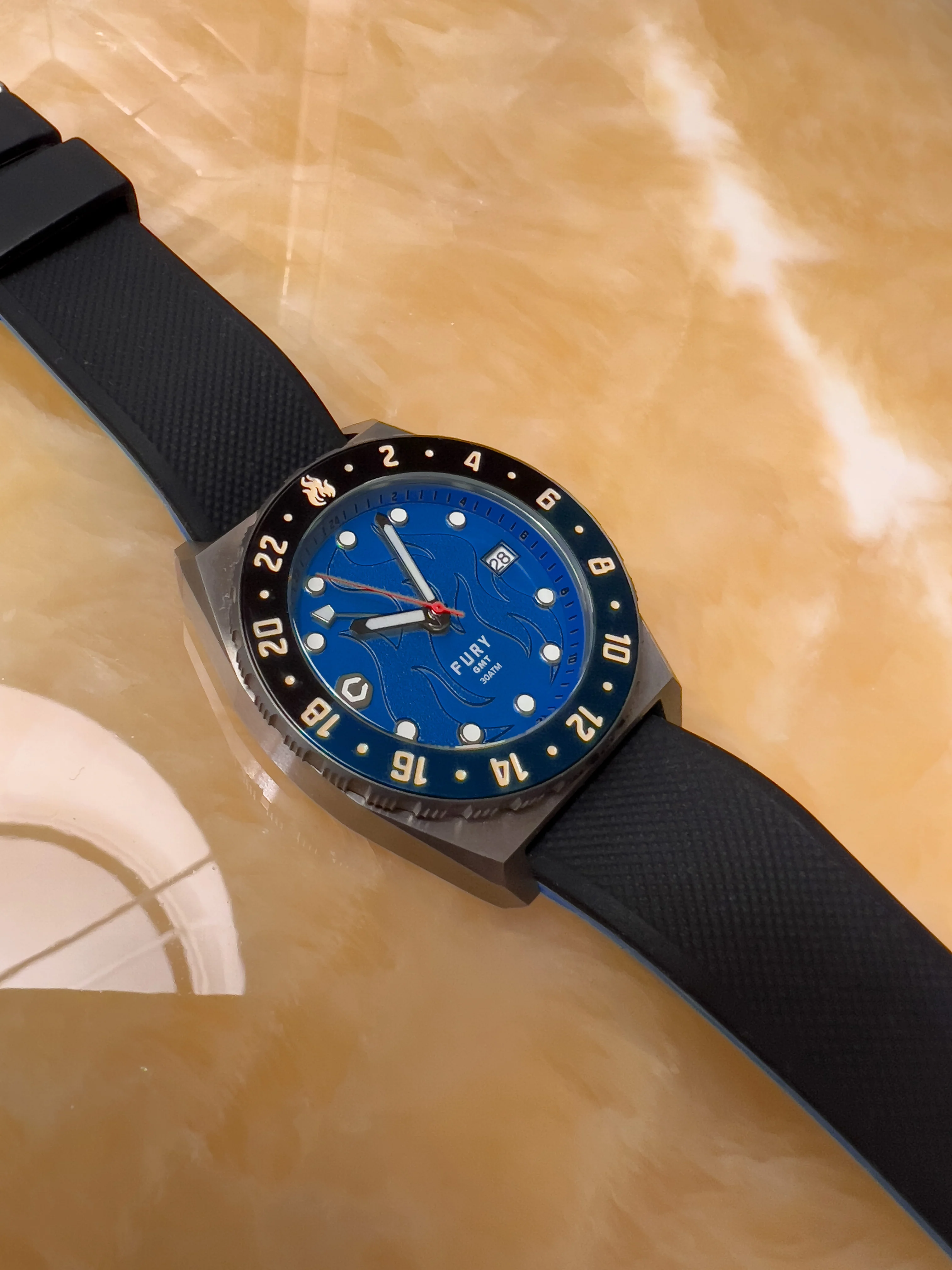 Fury GMT Denim Demon | Yellow Dial - Image 3