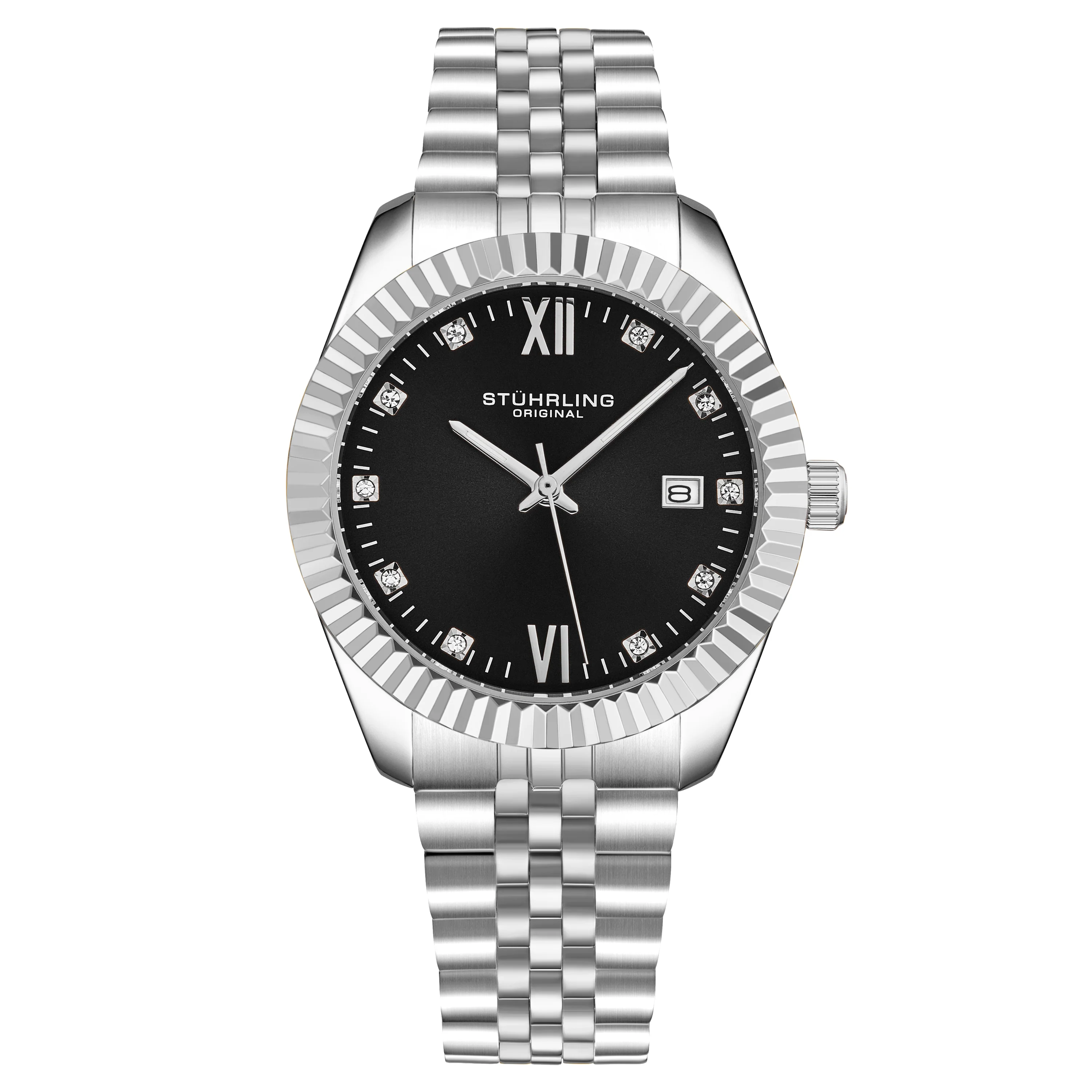 Gamine Classic Quartz Watch Black/Stainless | Black Dial