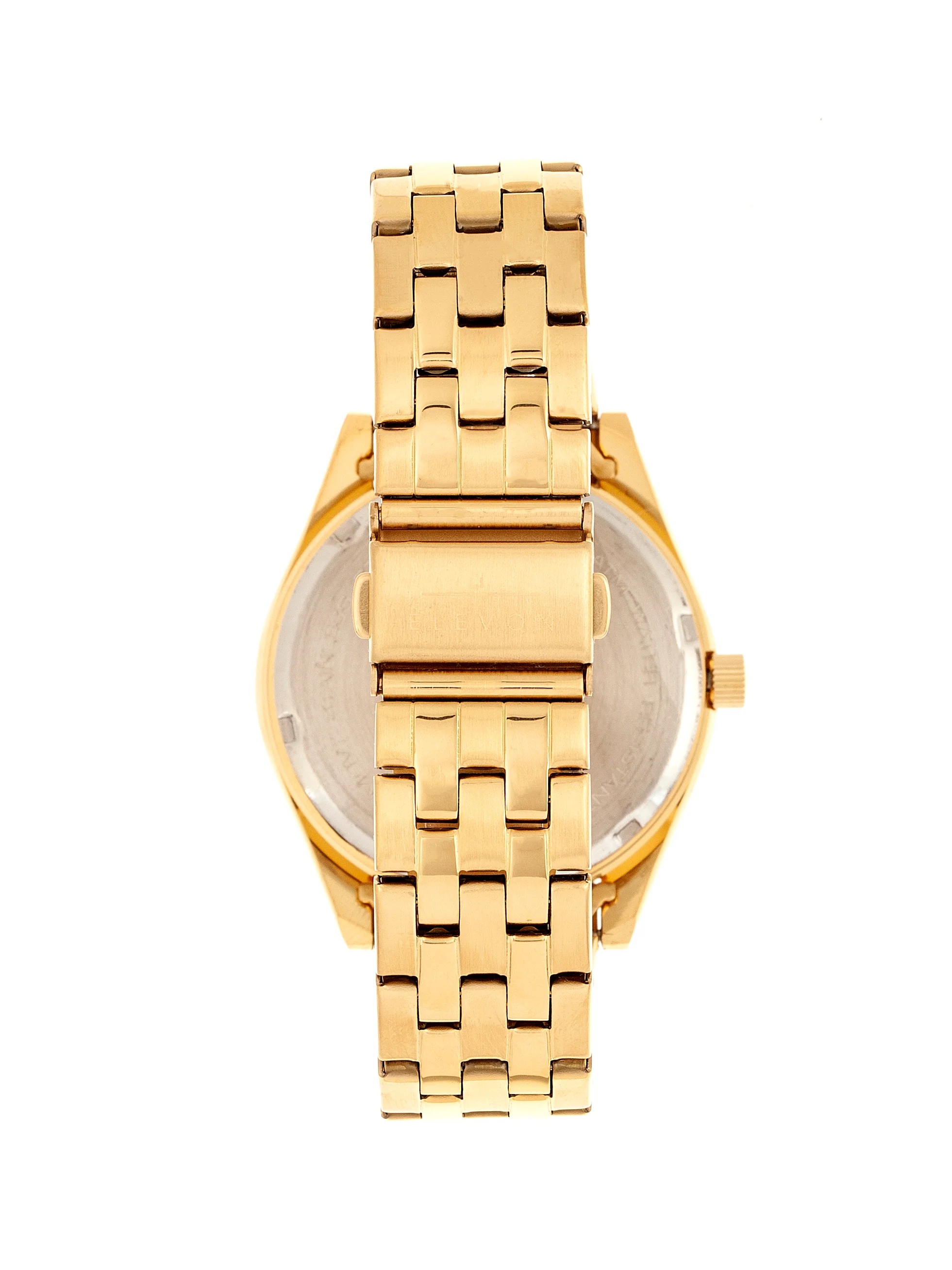 Gann Bracelet Watch w Day/Date Gold/White | White Dial - Image 2