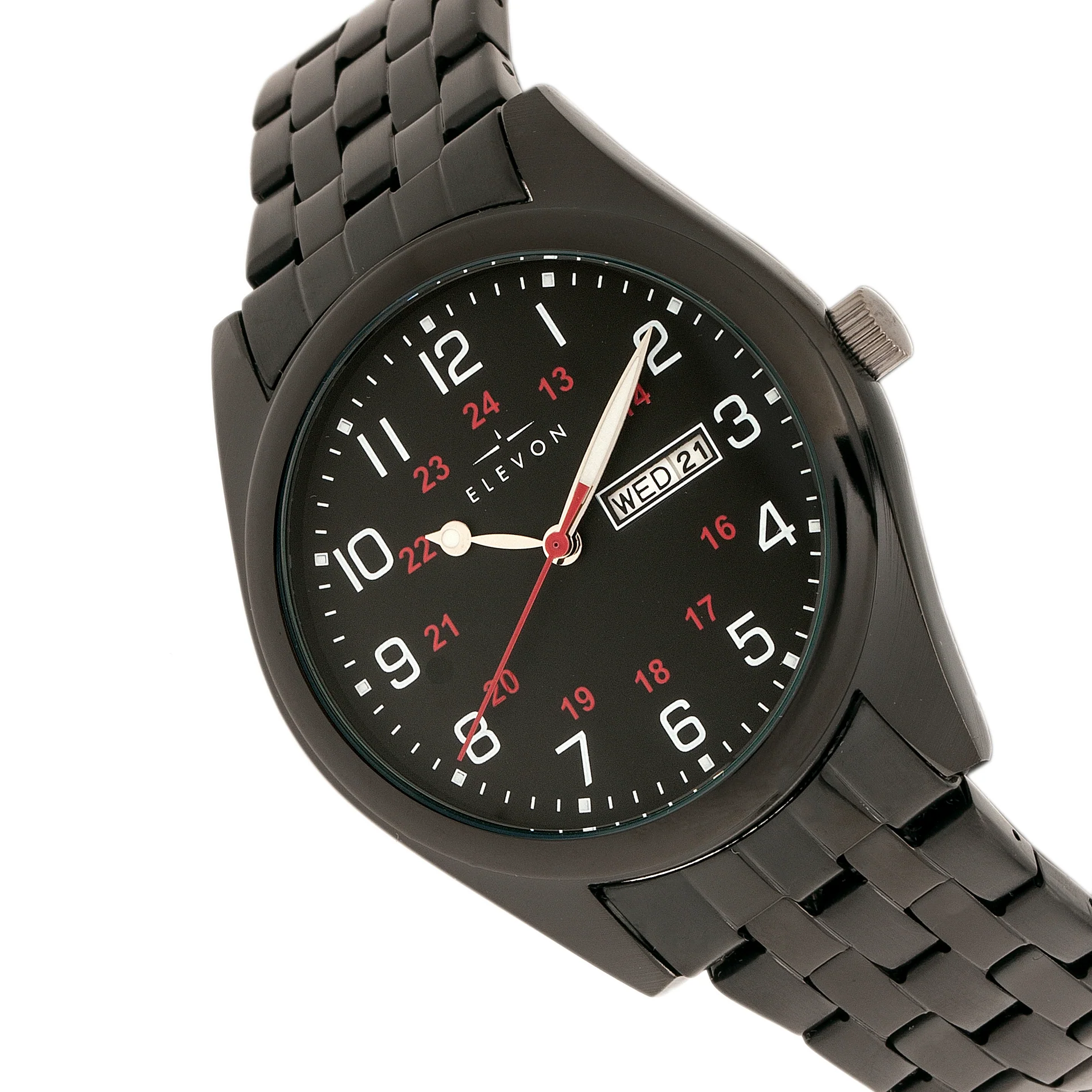 Gann Bracelet Watch with Day/Date Black - Image 3