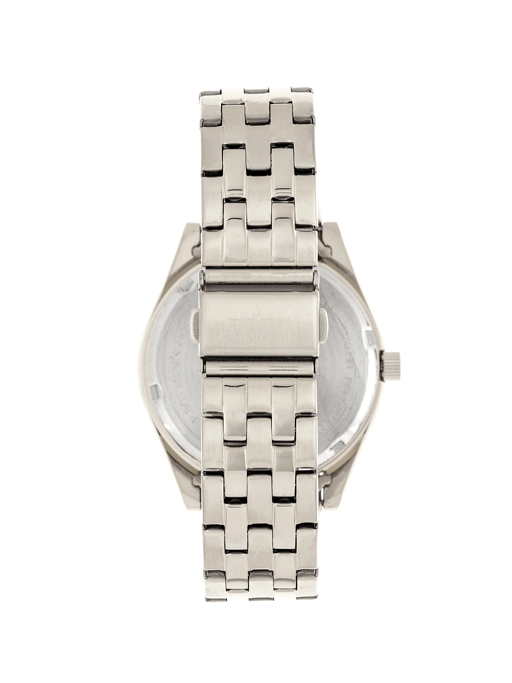 Gann Bracelet Watch with Day/Date Silver/Black | Black Dial - Image 2