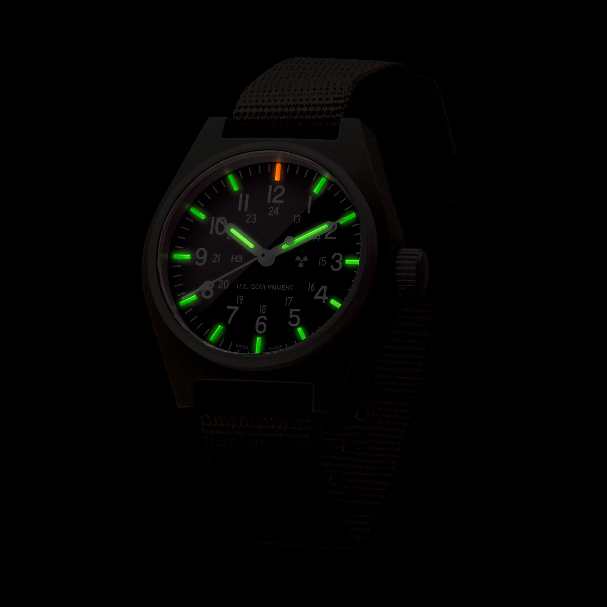 General Purpose Quartz Black Sterile/Nylon Matte Black Dial - Image 3
