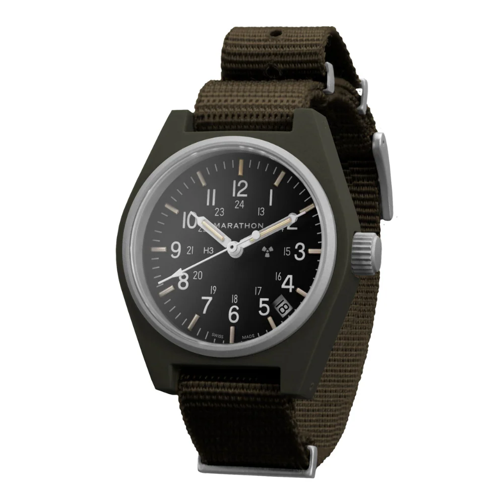 General Purpose Quartz with Date Black NGM/Def Std Matte Black Dial