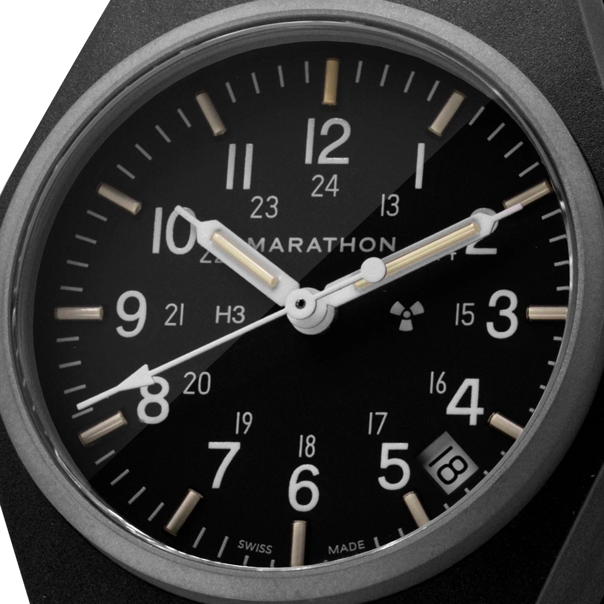 General Purpose Quartz with Date Black NGM/Def Std Matte Black Dial - Image 2