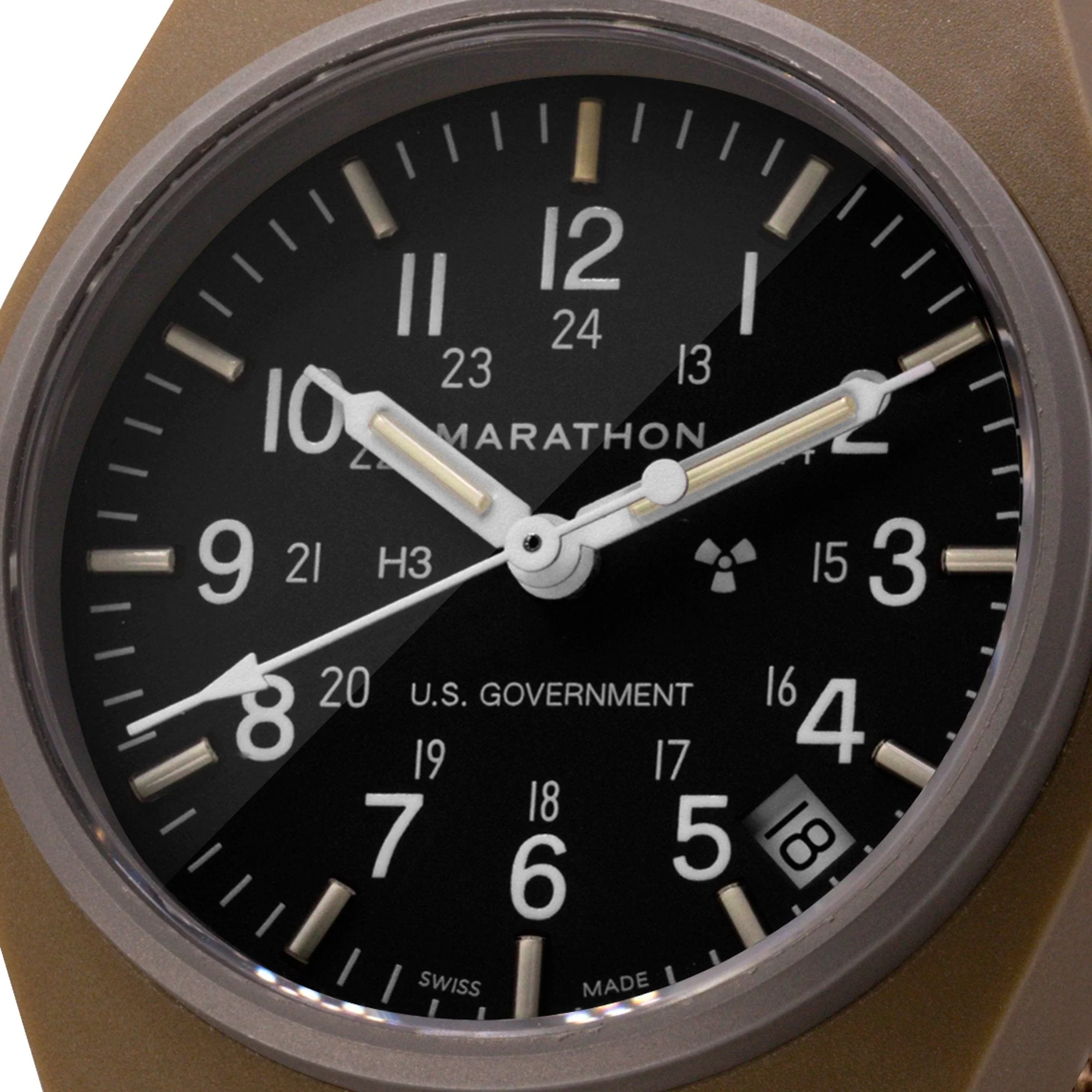 General Purpose Quartz with Date Black NGM/Nylon | Matte Black Dial - Image 2
