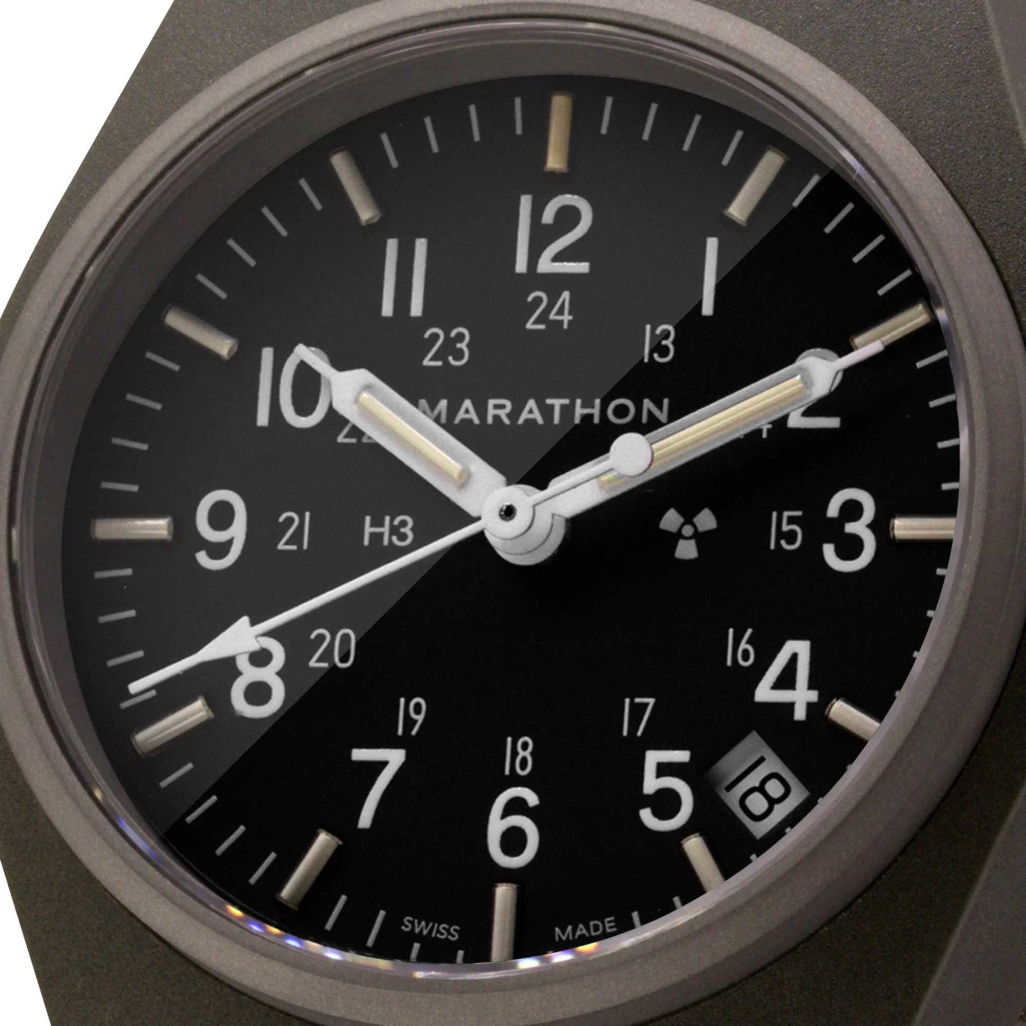 General Purpose Quartz with Date Black US Gov/Def Std Matte Black Dial - Image 2